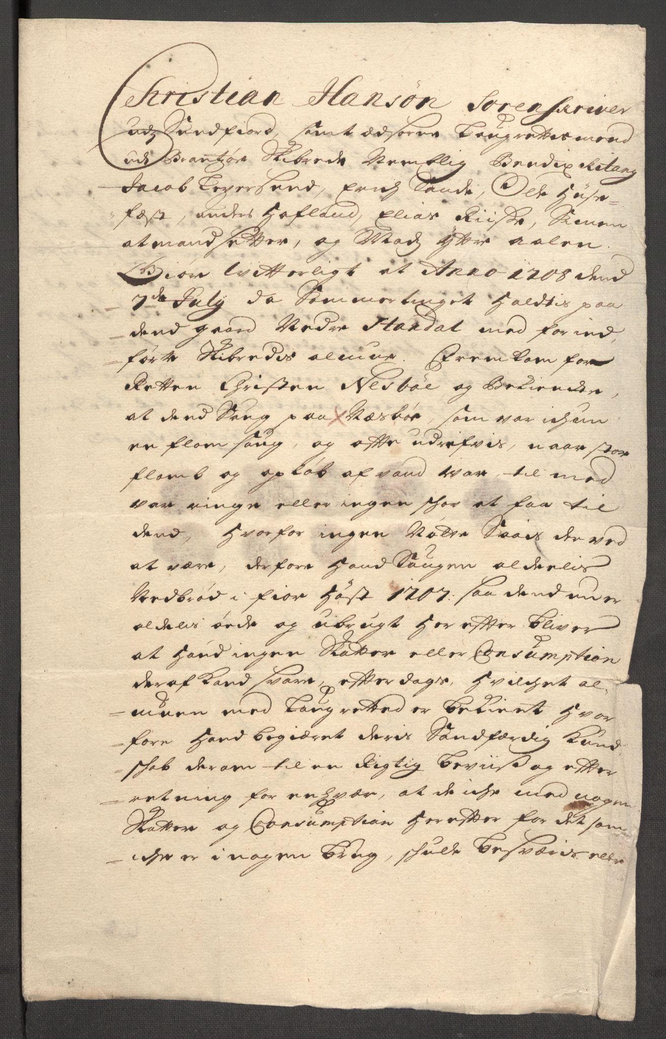 Rentekammeret inntil 1814, Reviderte regnskaper, Fogderegnskap, RA/EA-4092/R53/L3431: Fogderegnskap Sunn- og Nordfjord, 1708, p. 106