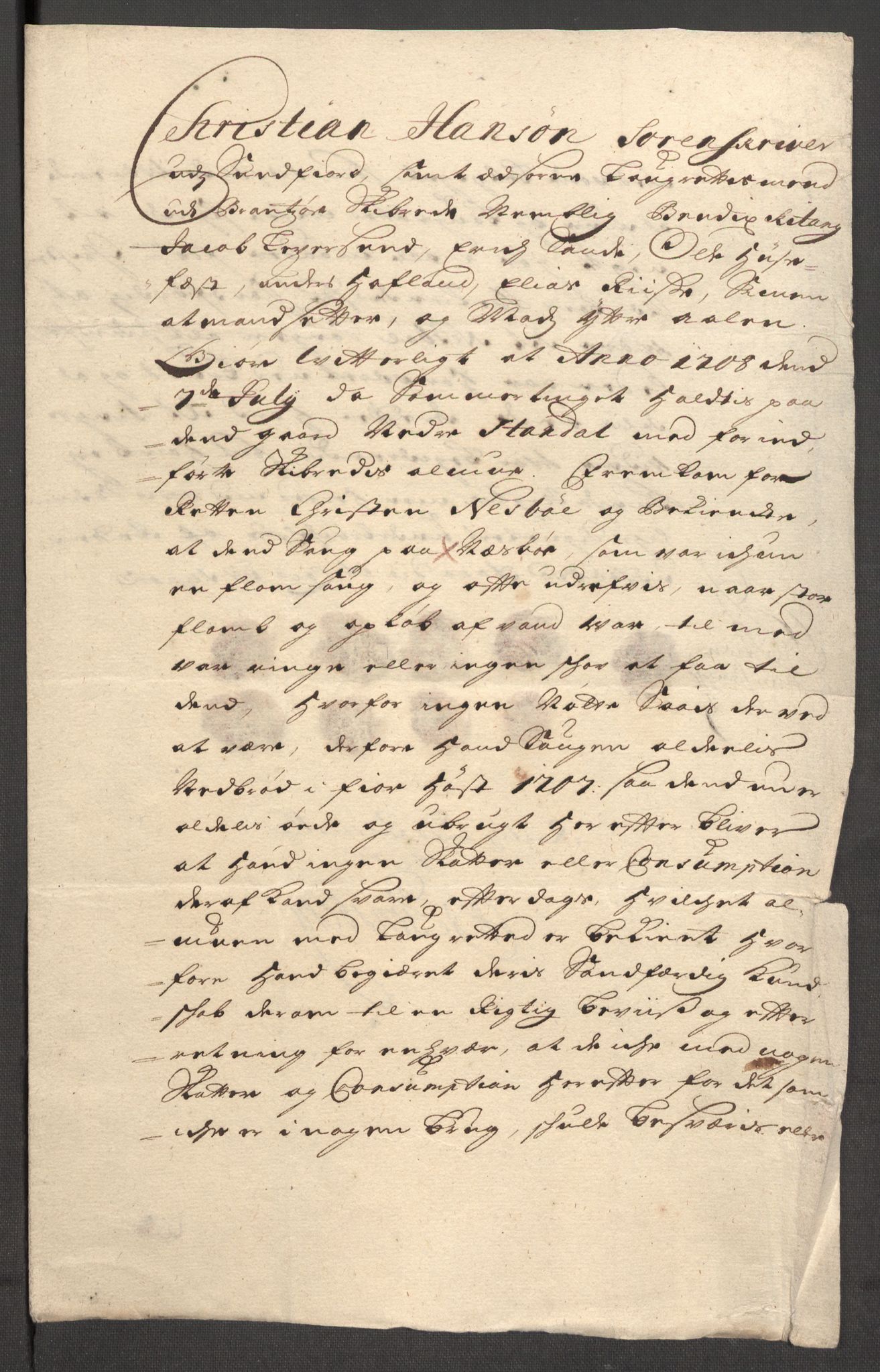 Rentekammeret inntil 1814, Reviderte regnskaper, Fogderegnskap, AV/RA-EA-4092/R53/L3431: Fogderegnskap Sunn- og Nordfjord, 1708, p. 106