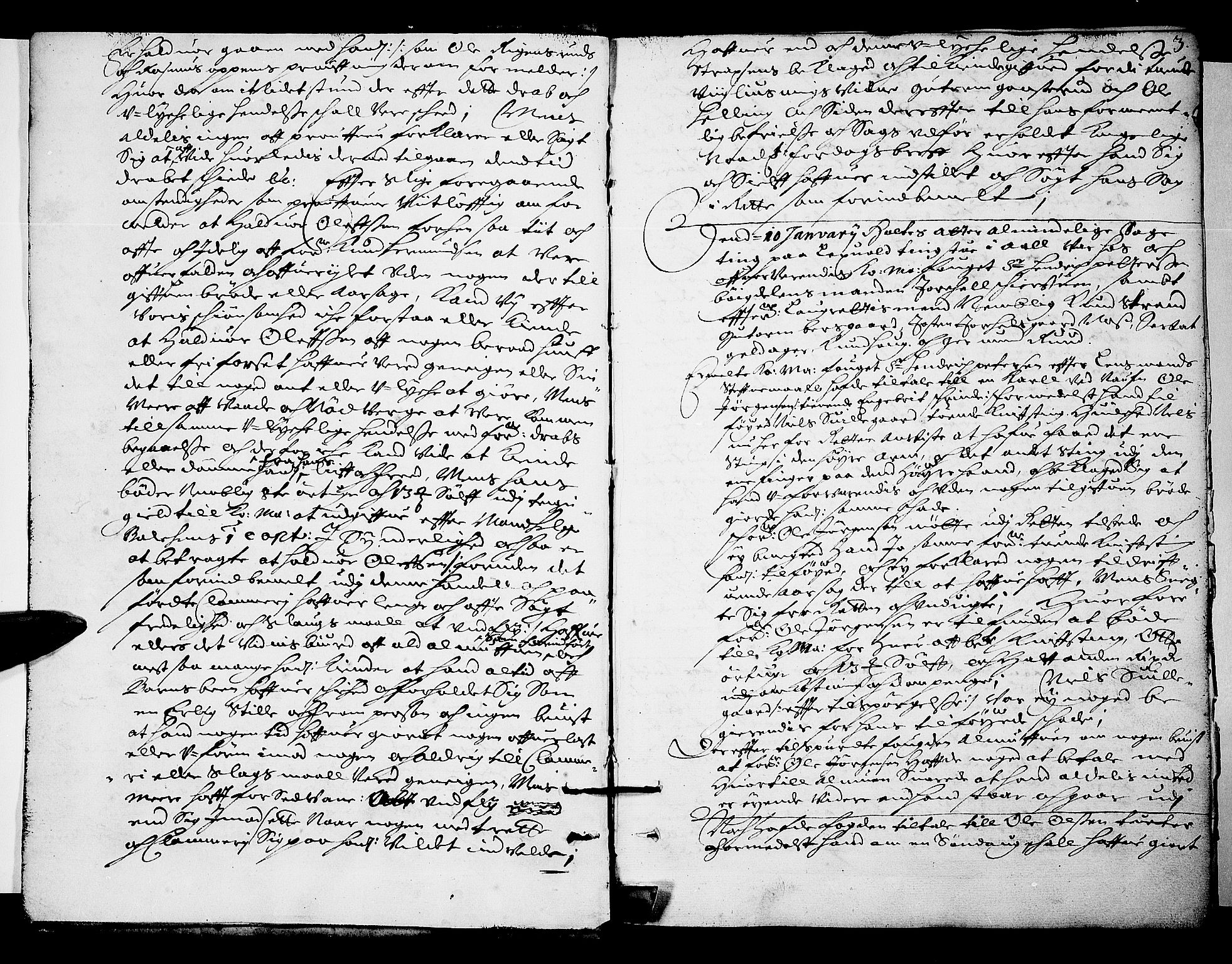 Ringerike og Hallingdal sorenskriveri, SAKO/A-81/F/Fa/Faa/L0016: Tingbok, 1682, p. 3