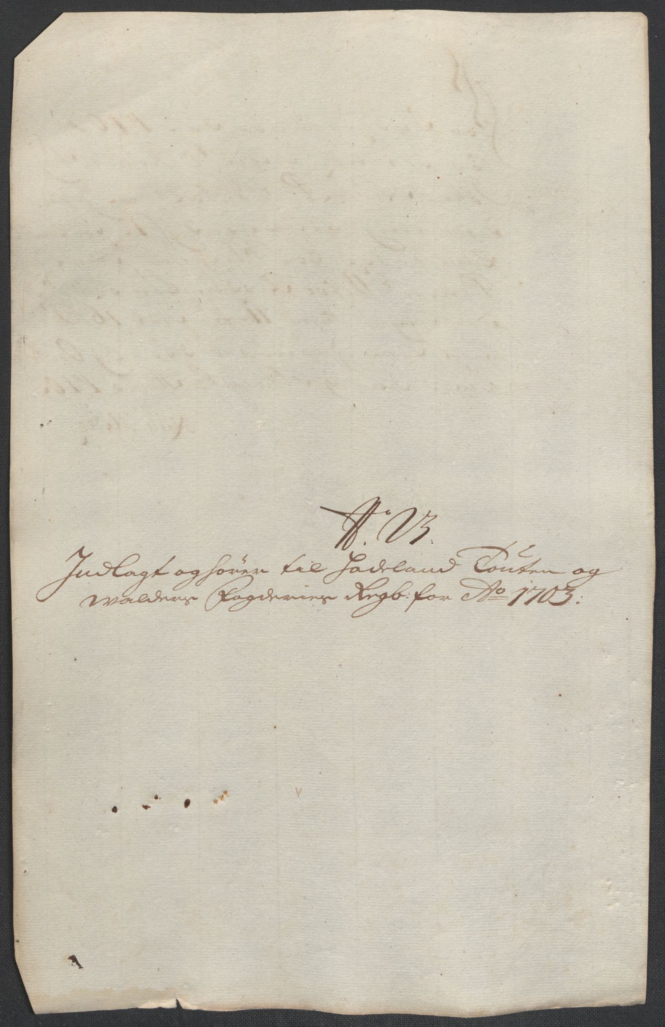 Rentekammeret inntil 1814, Reviderte regnskaper, Fogderegnskap, RA/EA-4092/R18/L1301: Fogderegnskap Hadeland, Toten og Valdres, 1703, p. 154