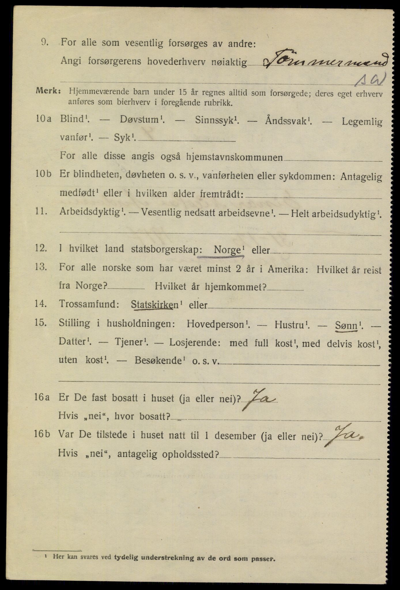 SAKO, 1920 census for Drammen, 1920, p. 62198