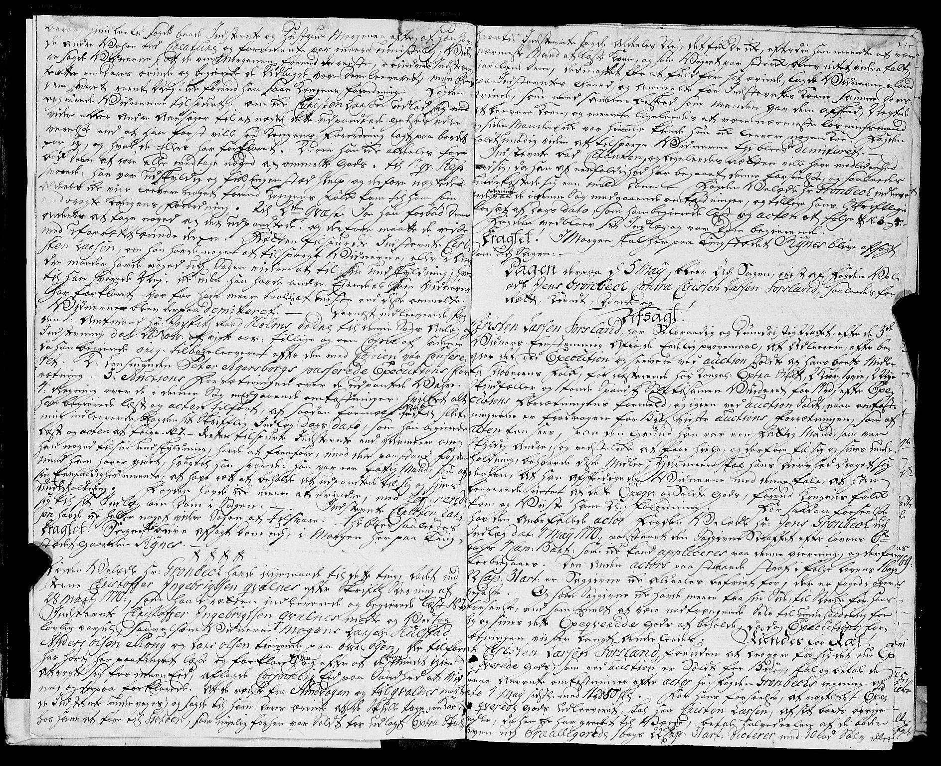 Helgeland sorenskriveri, SAT/A-0004/1/1A/L0023: Tingbok 19A, 1770-1772, p. 1b-2a