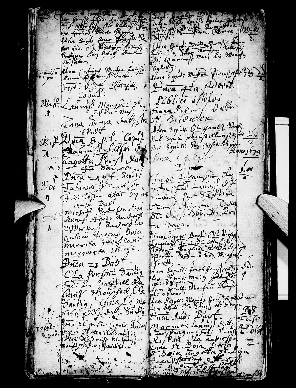 Os sokneprestembete, SAB/A-99929: Parish register (official) no. A 4, 1669-1760, p. 11