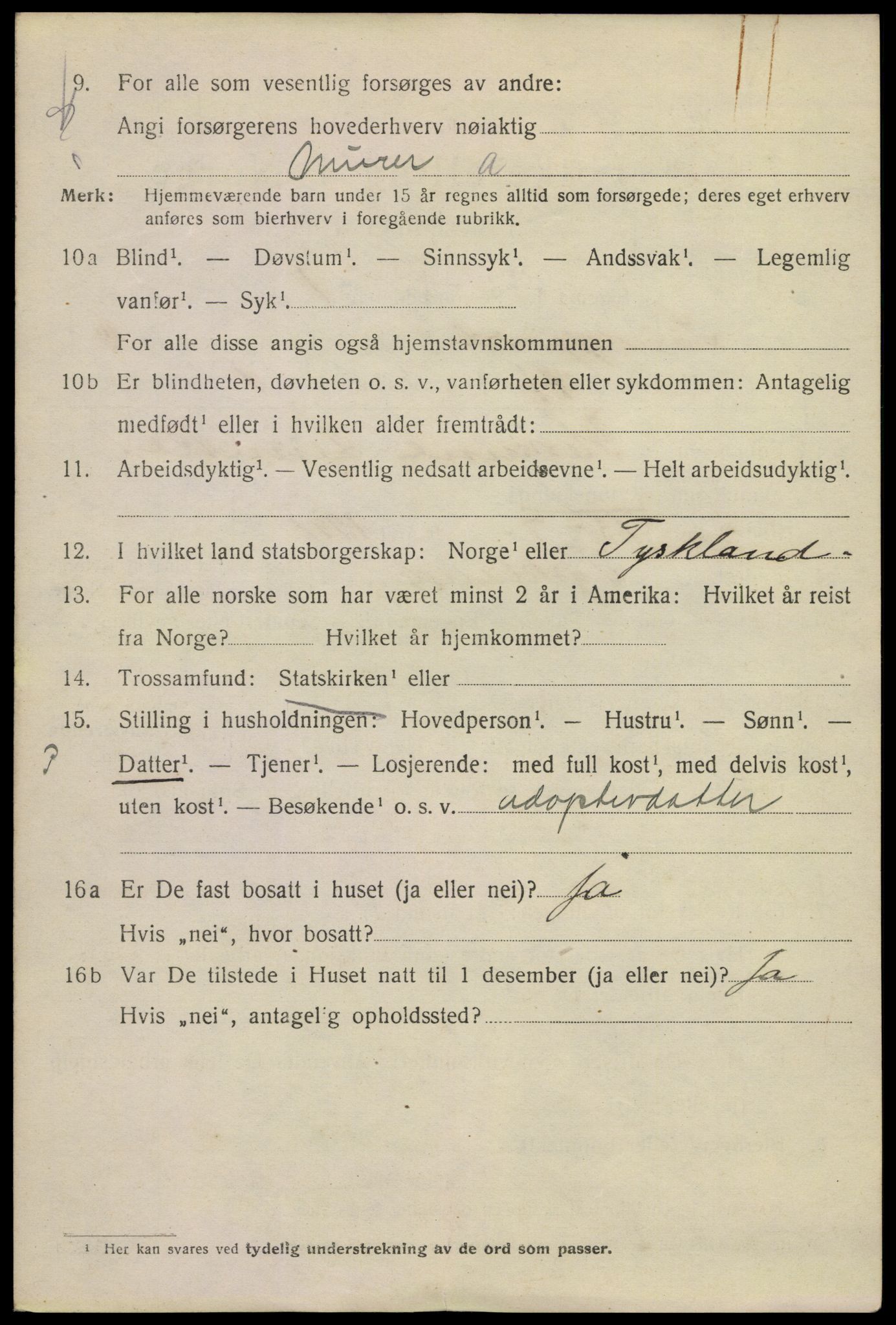 SAKO, 1920 census for Sandefjord, 1920, p. 10373