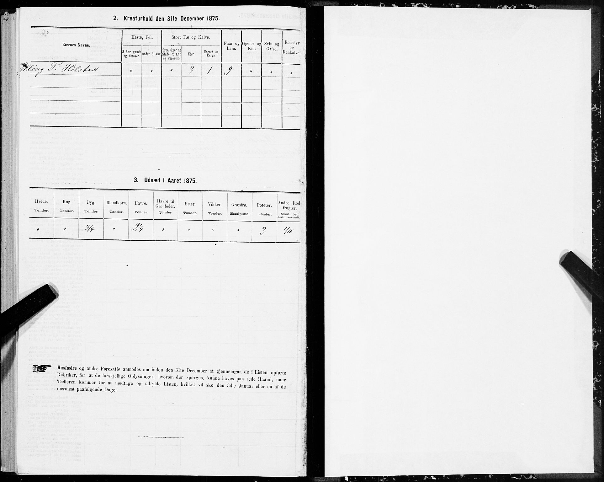 SAT, 1875 census for 1636P Meldal, 1875