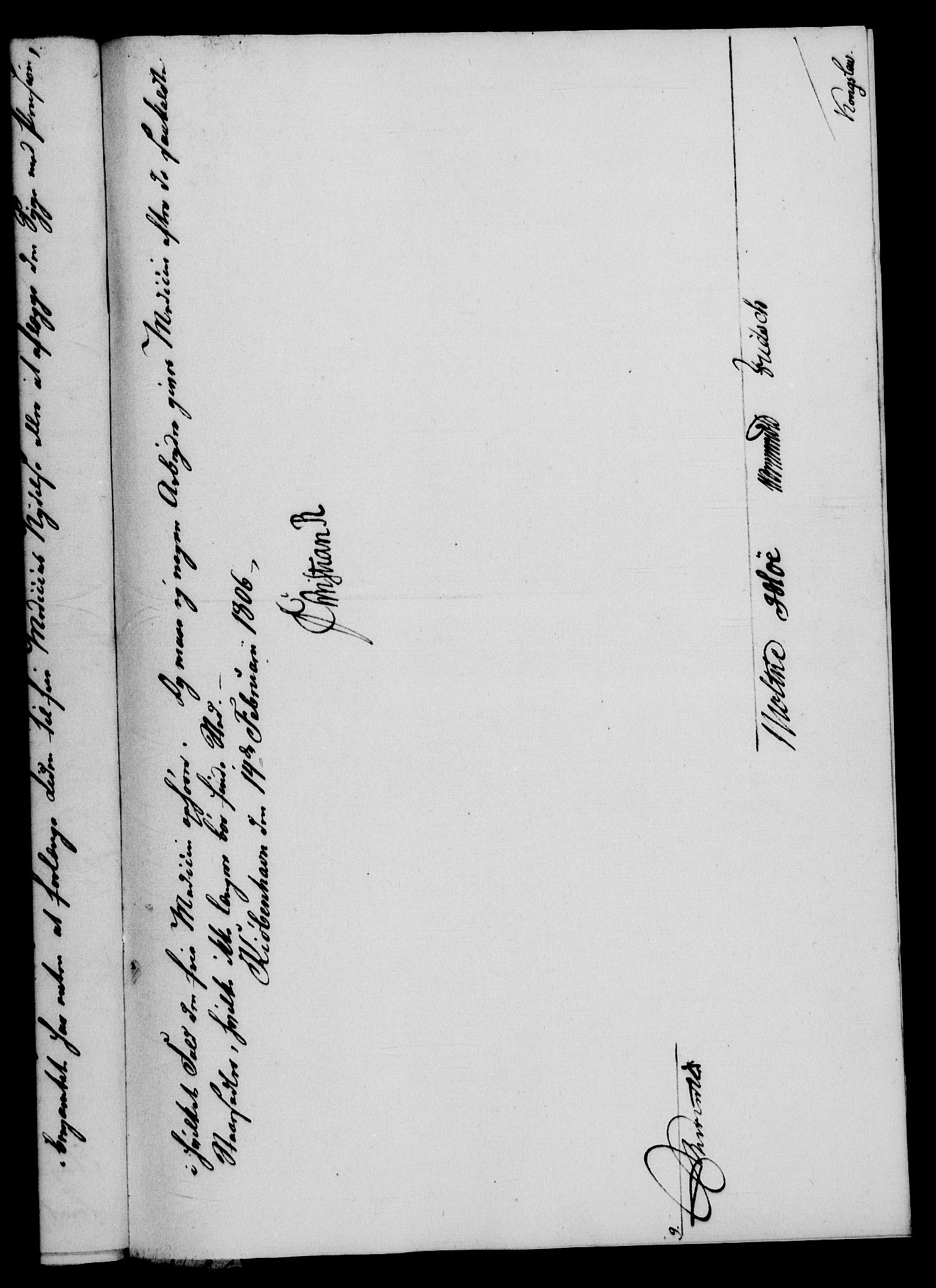 Rentekammeret, Renteskriverkontorene, AV/RA-EA-3115/M/Mf/Mfb/L0007: Relasjons- og resolusjonsprotokoll med register (merket RK 54.13), 1805-1806