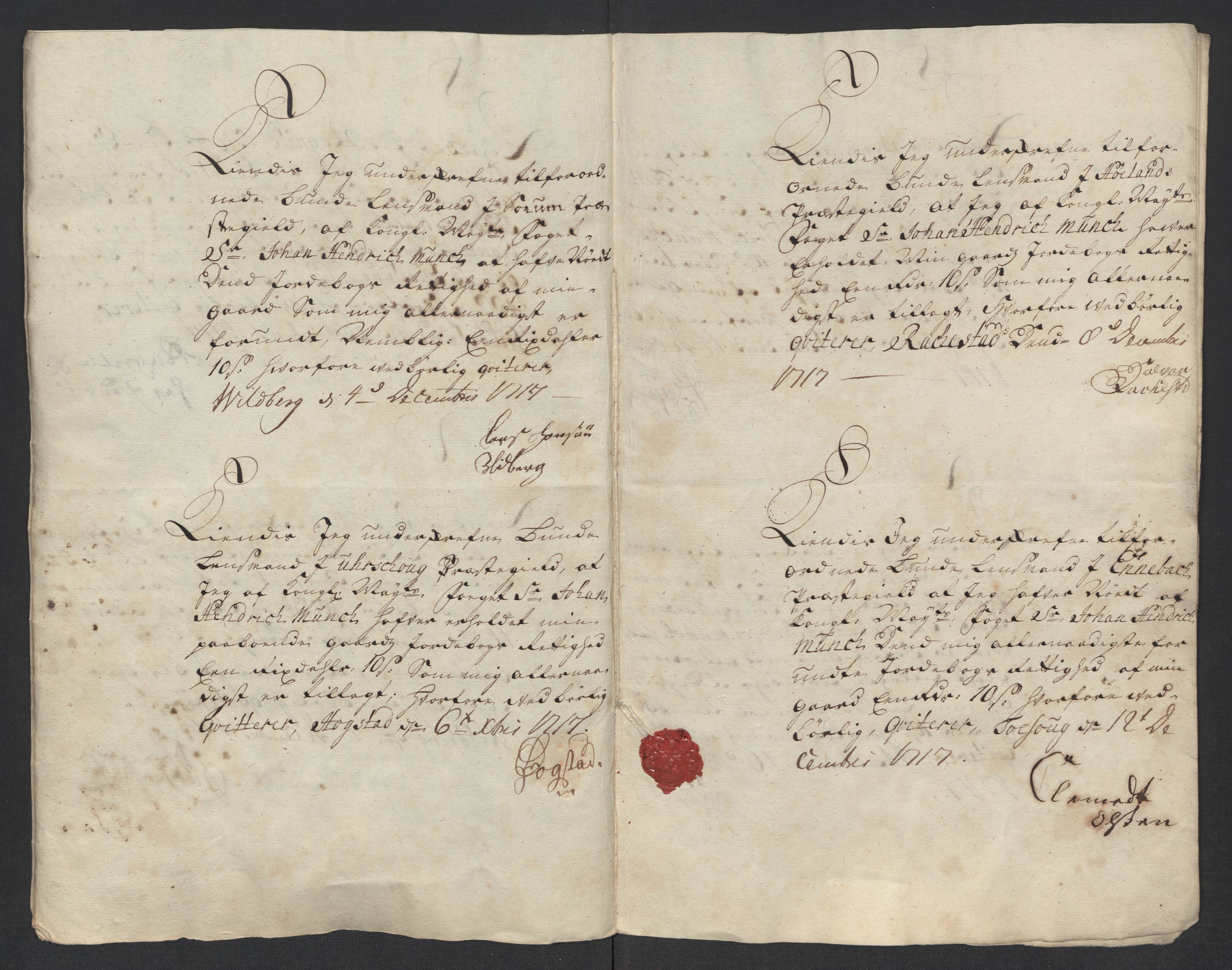 Rentekammeret inntil 1814, Reviderte regnskaper, Fogderegnskap, AV/RA-EA-4092/R11/L0599: Fogderegnskap Nedre Romerike, 1717, p. 258