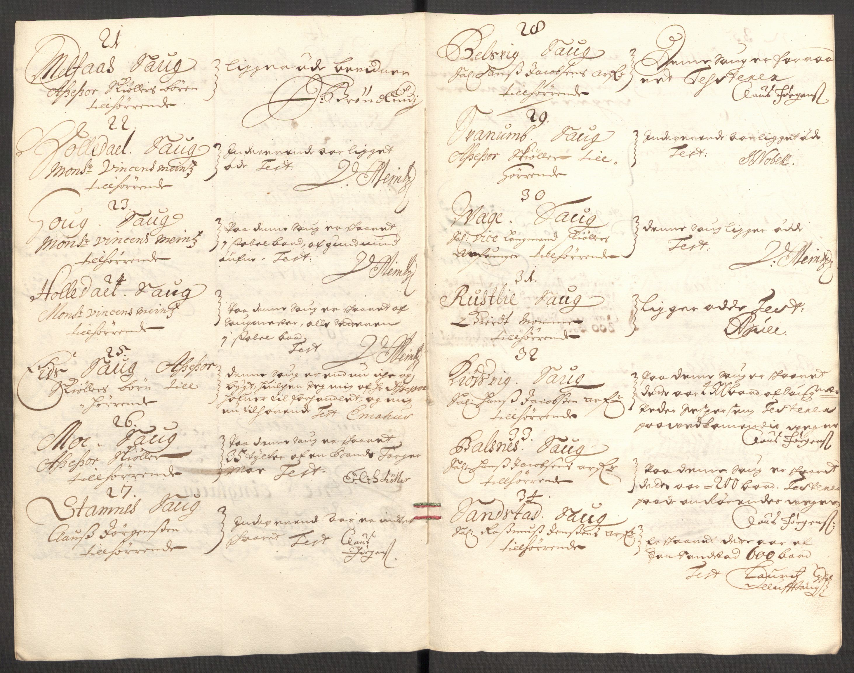 Rentekammeret inntil 1814, Reviderte regnskaper, Fogderegnskap, RA/EA-4092/R57/L3853: Fogderegnskap Fosen, 1698-1699, p. 150