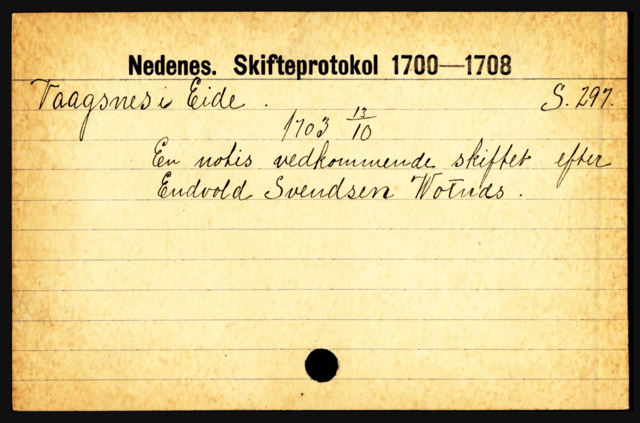 Nedenes sorenskriveri før 1824, AV/SAK-1221-0007/H, p. 33555