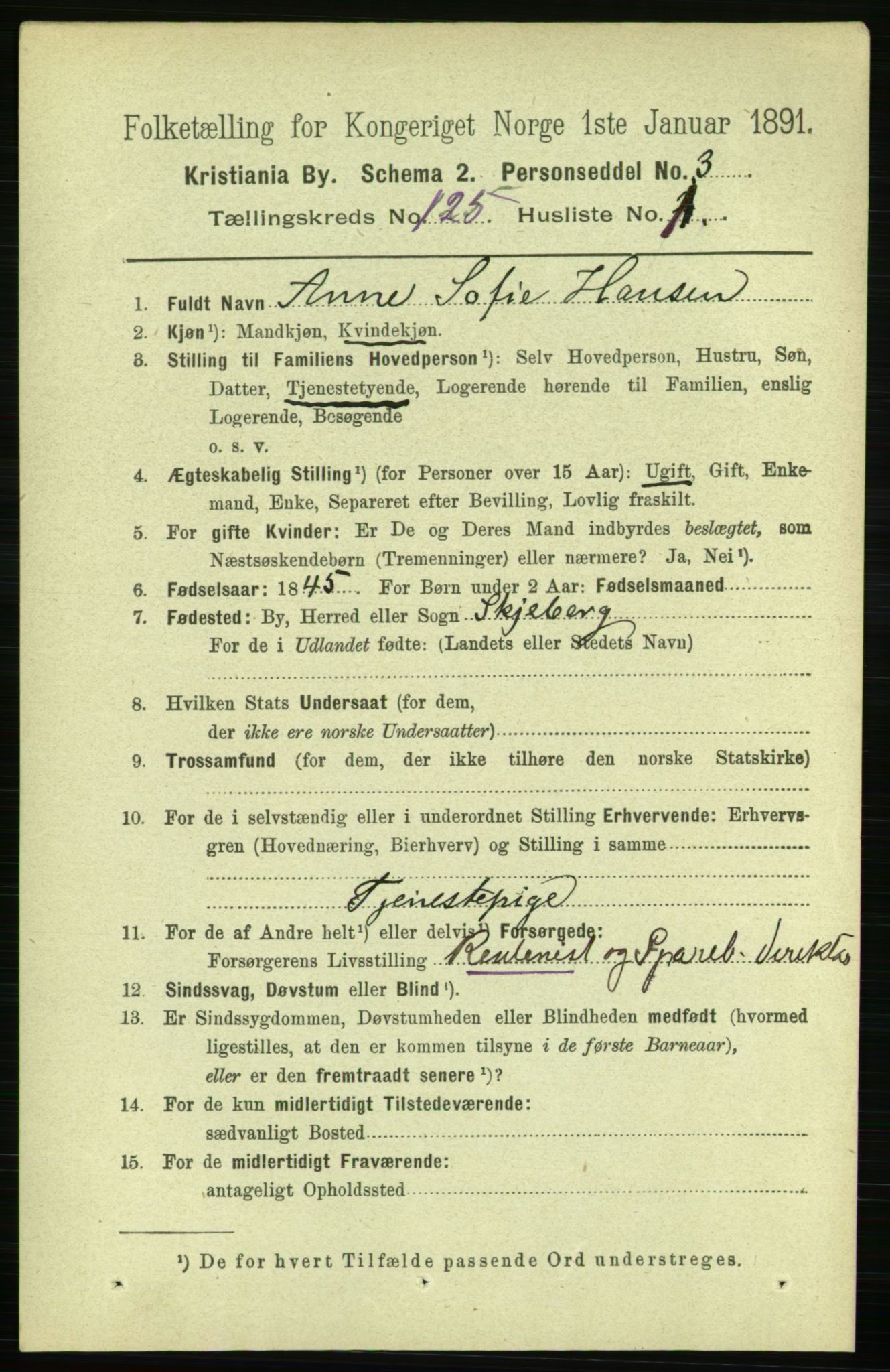 RA, 1891 census for 0301 Kristiania, 1891, p. 66368