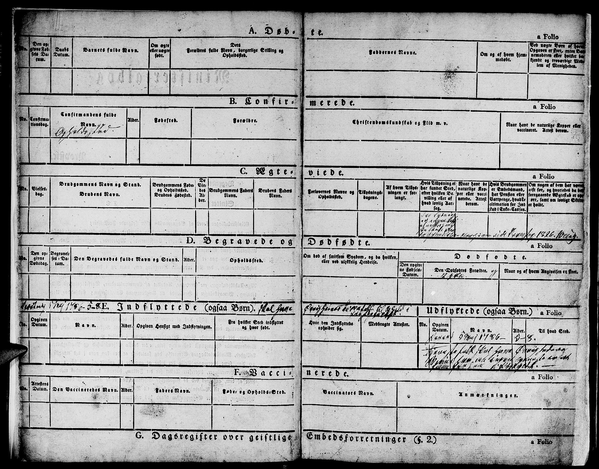 Domkirken sokneprestkontor, SAST/A-101812/001/30/30BA/L0009: Parish register (official) no. A 9, 1821-1832