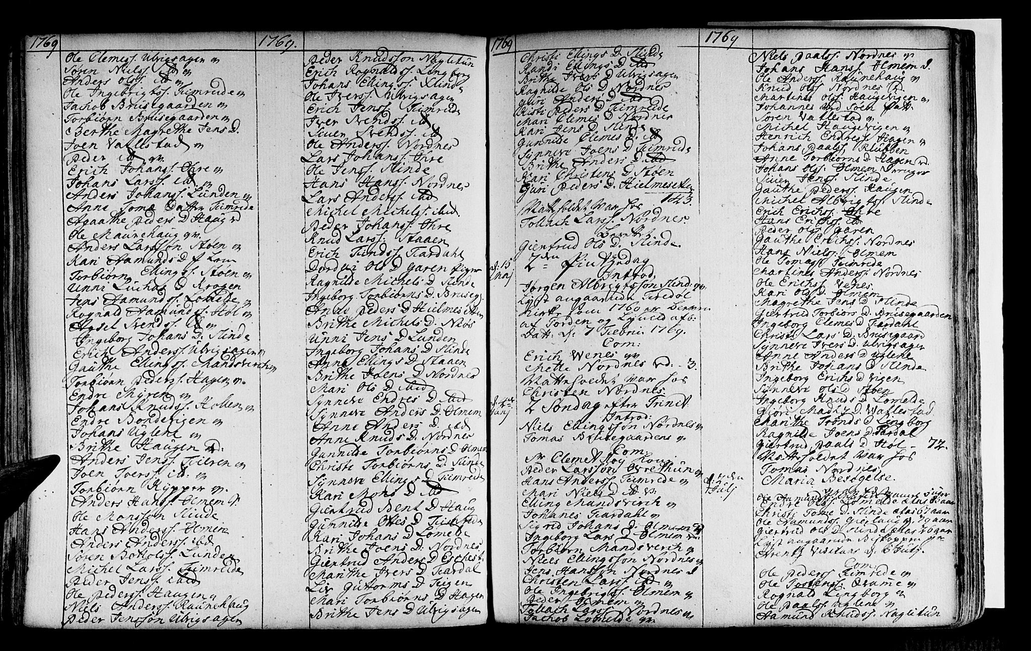 Sogndal sokneprestembete, AV/SAB-A-81301/H/Haa/Haaa/L0004: Parish register (official) no. A 4, 1747-1782