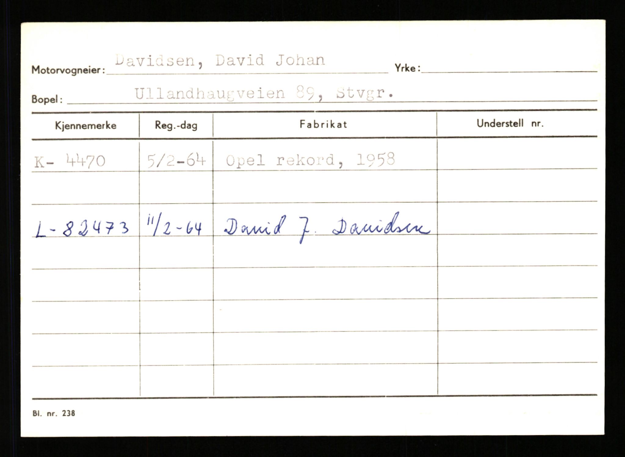 Stavanger trafikkstasjon, AV/SAST-A-101942/0/G/L0001: Registreringsnummer: 0 - 5782, 1930-1971, p. 2741