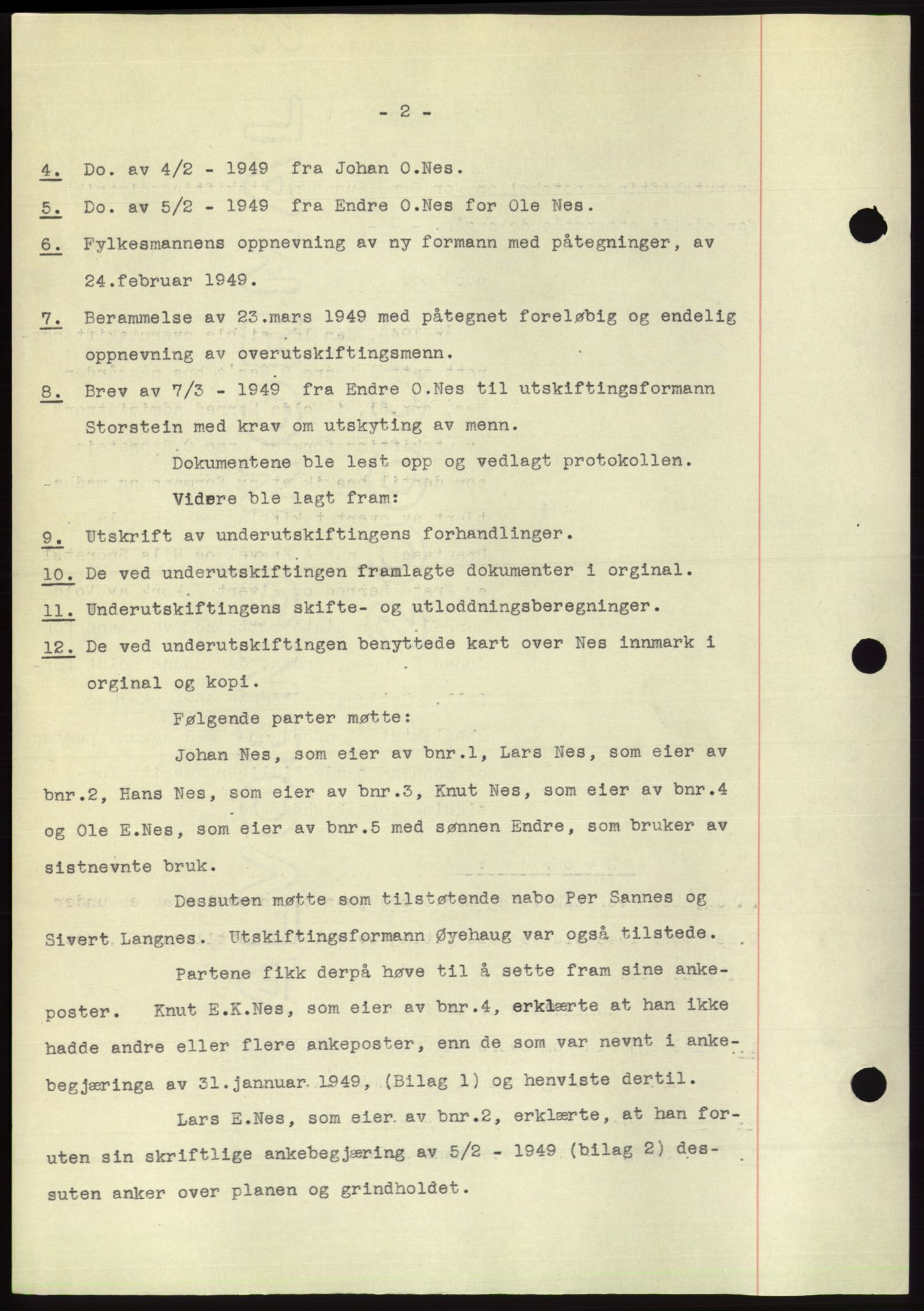 Søre Sunnmøre sorenskriveri, AV/SAT-A-4122/1/2/2C/L0085: Mortgage book no. 11A, 1949-1949, Diary no: : 1377/1949