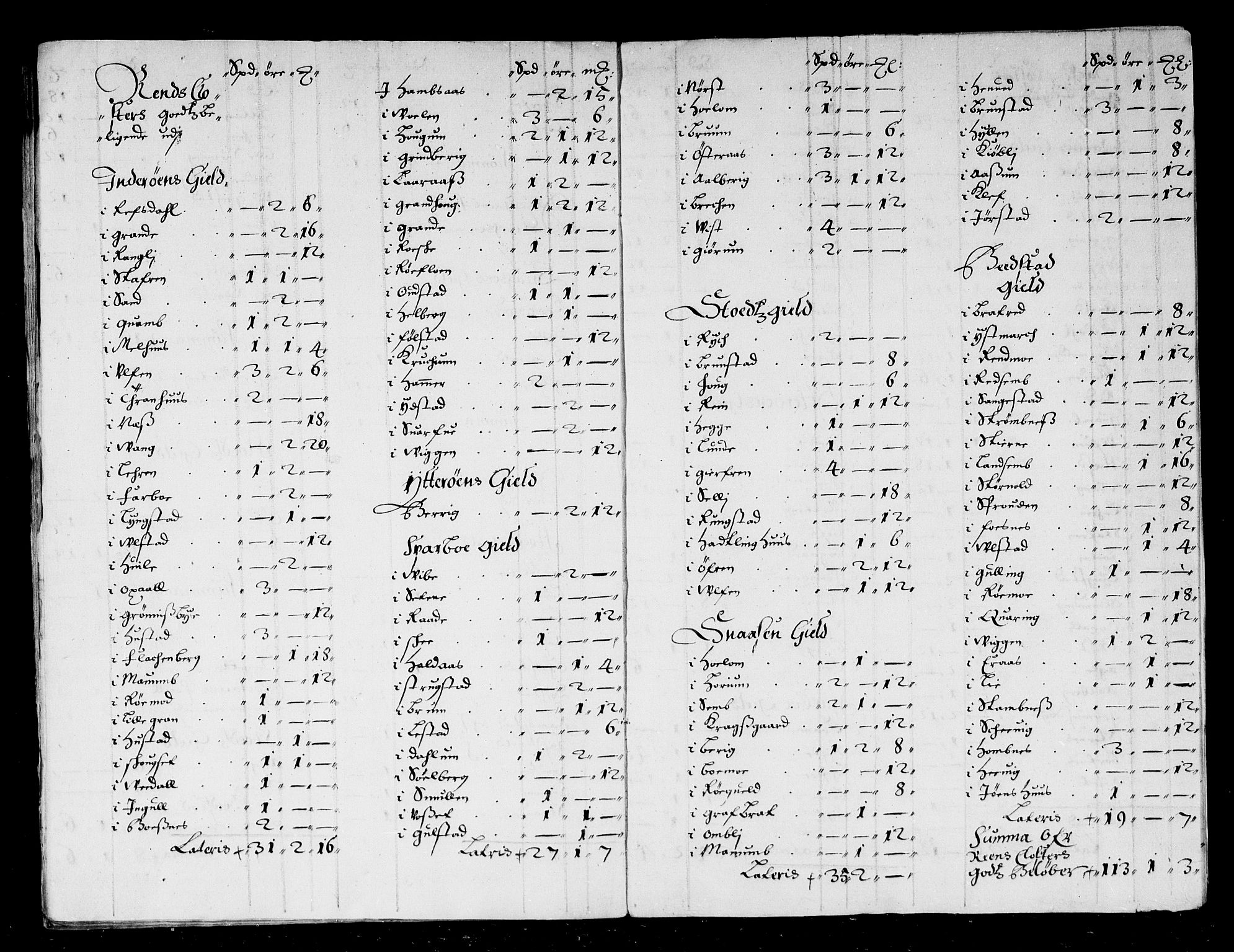 Rentekammeret inntil 1814, Reviderte regnskaper, Stiftamtstueregnskaper, Trondheim stiftamt og Nordland amt, AV/RA-EA-6044/R/Rd/L0045: Trondheim stiftamt, 1674-1676