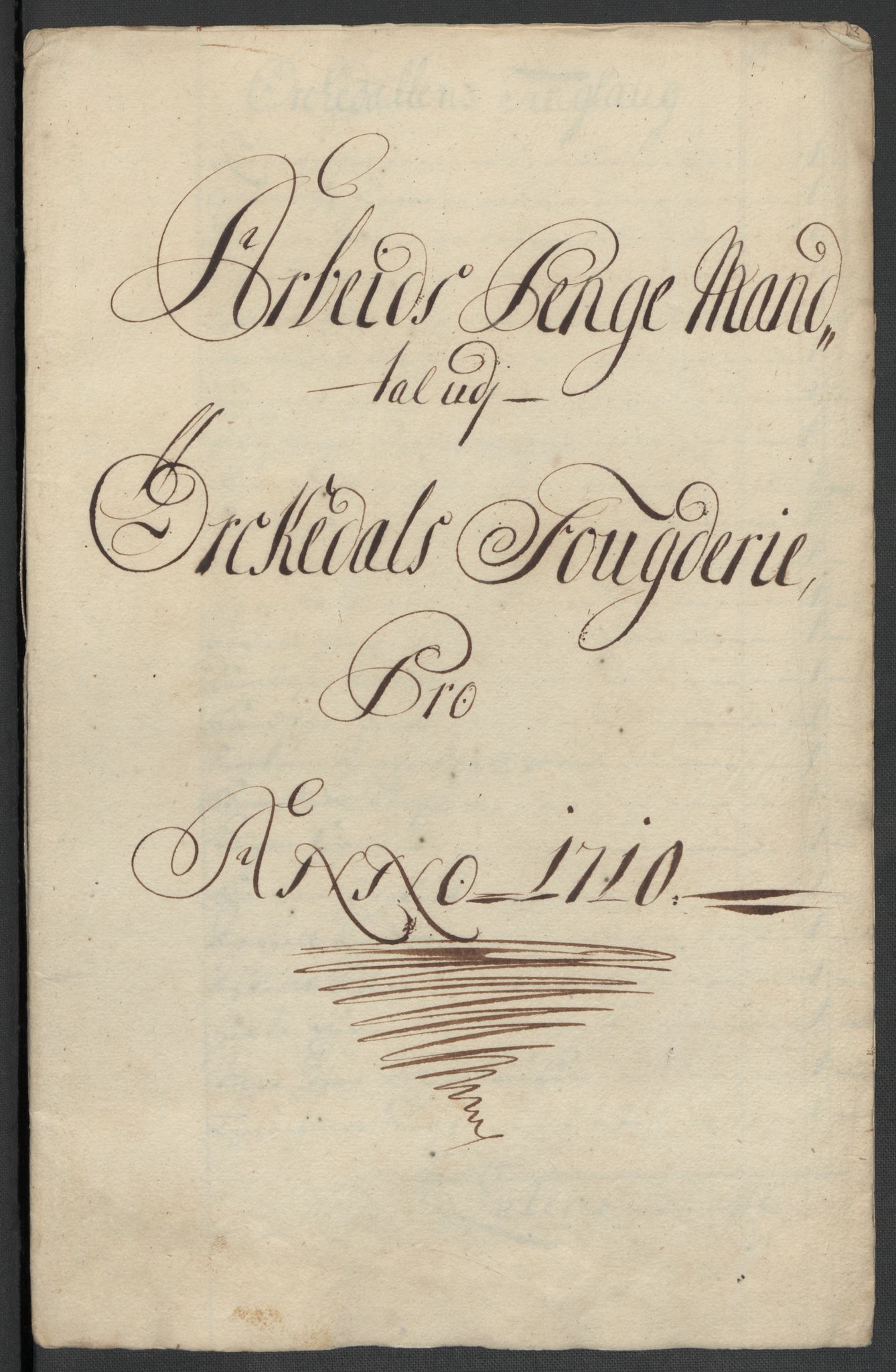 Rentekammeret inntil 1814, Reviderte regnskaper, Fogderegnskap, RA/EA-4092/R60/L3960: Fogderegnskap Orkdal og Gauldal, 1710, p. 175