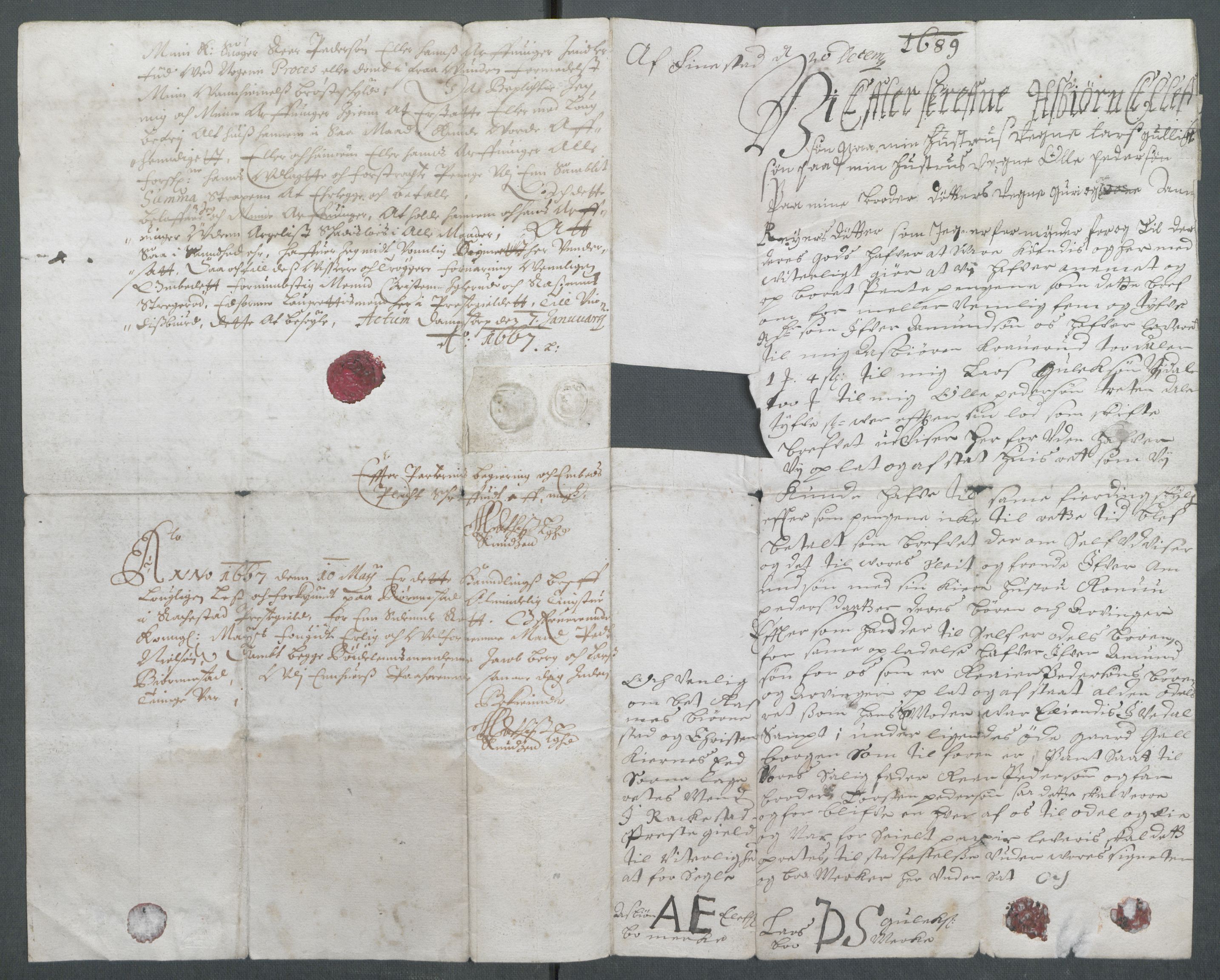 Riksarkivets diplomsamling, AV/RA-EA-5965/F02/L0171: Dokumenter, 1667-1670, p. 6