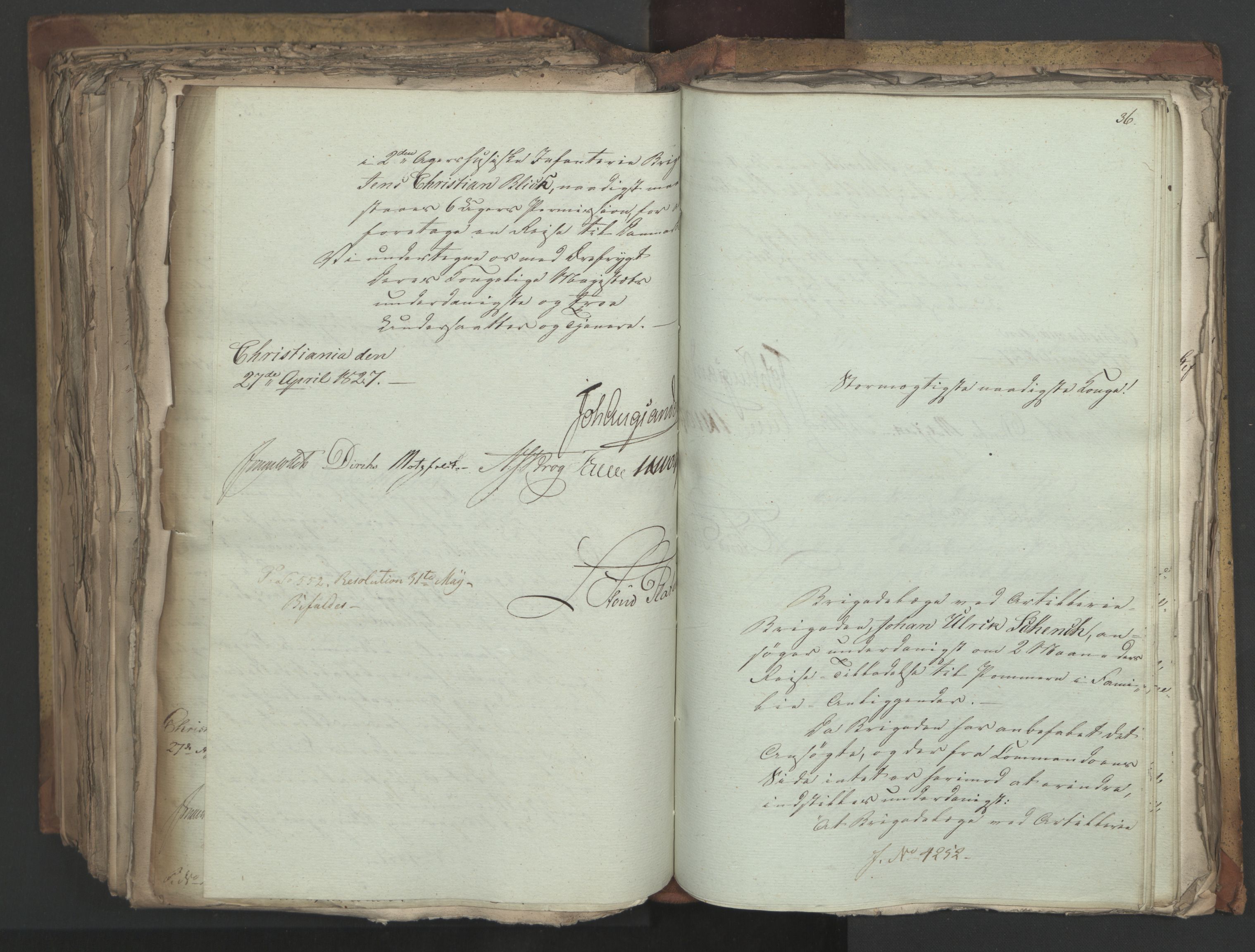 Statsrådsavdelingen i Stockholm, AV/RA-S-1003/D/Da/L0050: Regjeringsinnstillinger nr. 4087-4309, 1826, p. 534