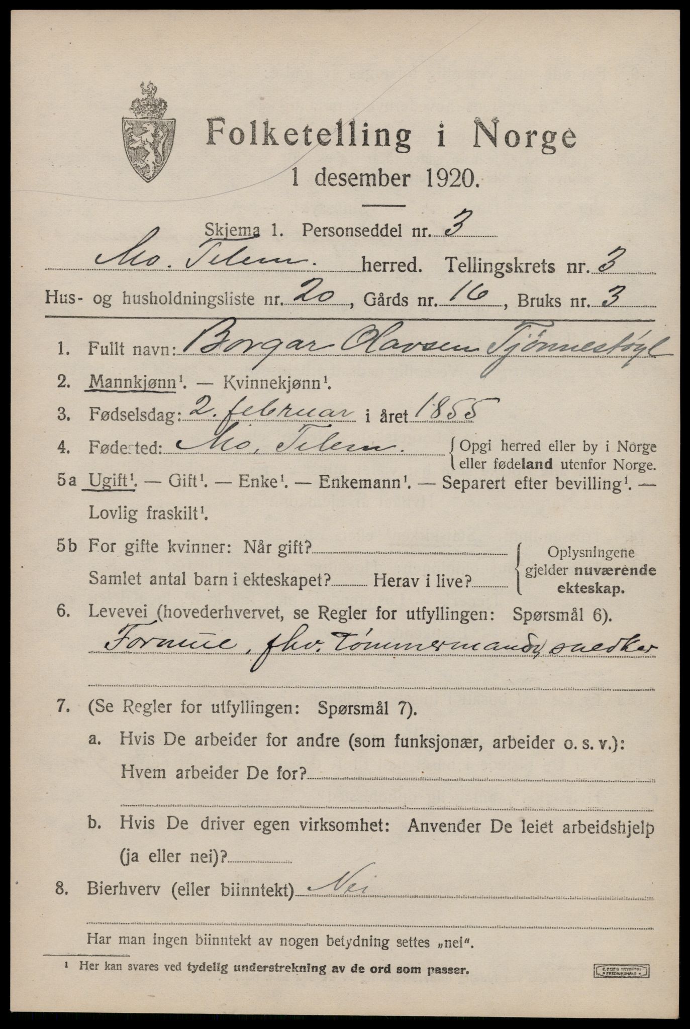 SAKO, 1920 census for Mo, 1920, p. 1646