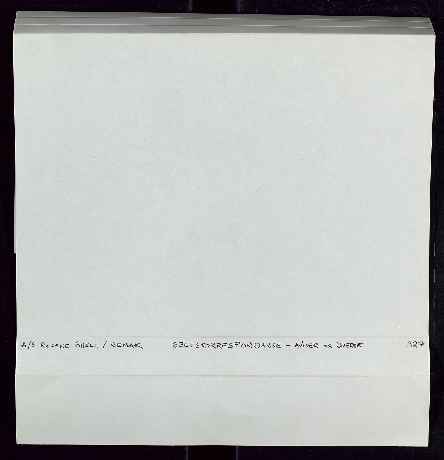 Pa 1521 - A/S Norske Shell, SAST/A-101915/E/Ea/Eaa/L0014: Sjefskorrespondanse, 1927-1928, p. 2