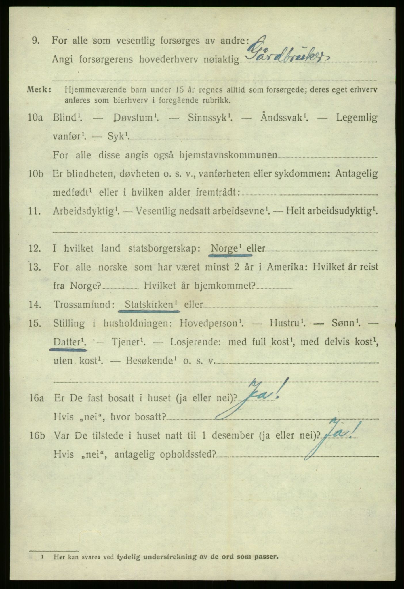 SAB, 1920 census for Fjaler, 1920, p. 4232