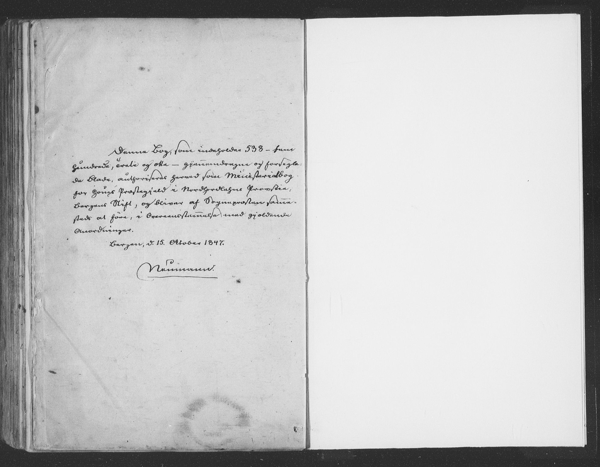 Haus sokneprestembete, SAB/A-75601/H/Haa: Parish register (official) no. A 16 II, 1848-1857