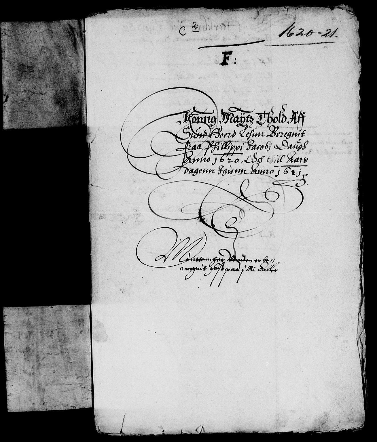 Rentekammeret inntil 1814, Reviderte regnskaper, Lensregnskaper, AV/RA-EA-5023/R/Rb/Rbt/L0029: Bergenhus len, 1619-1621