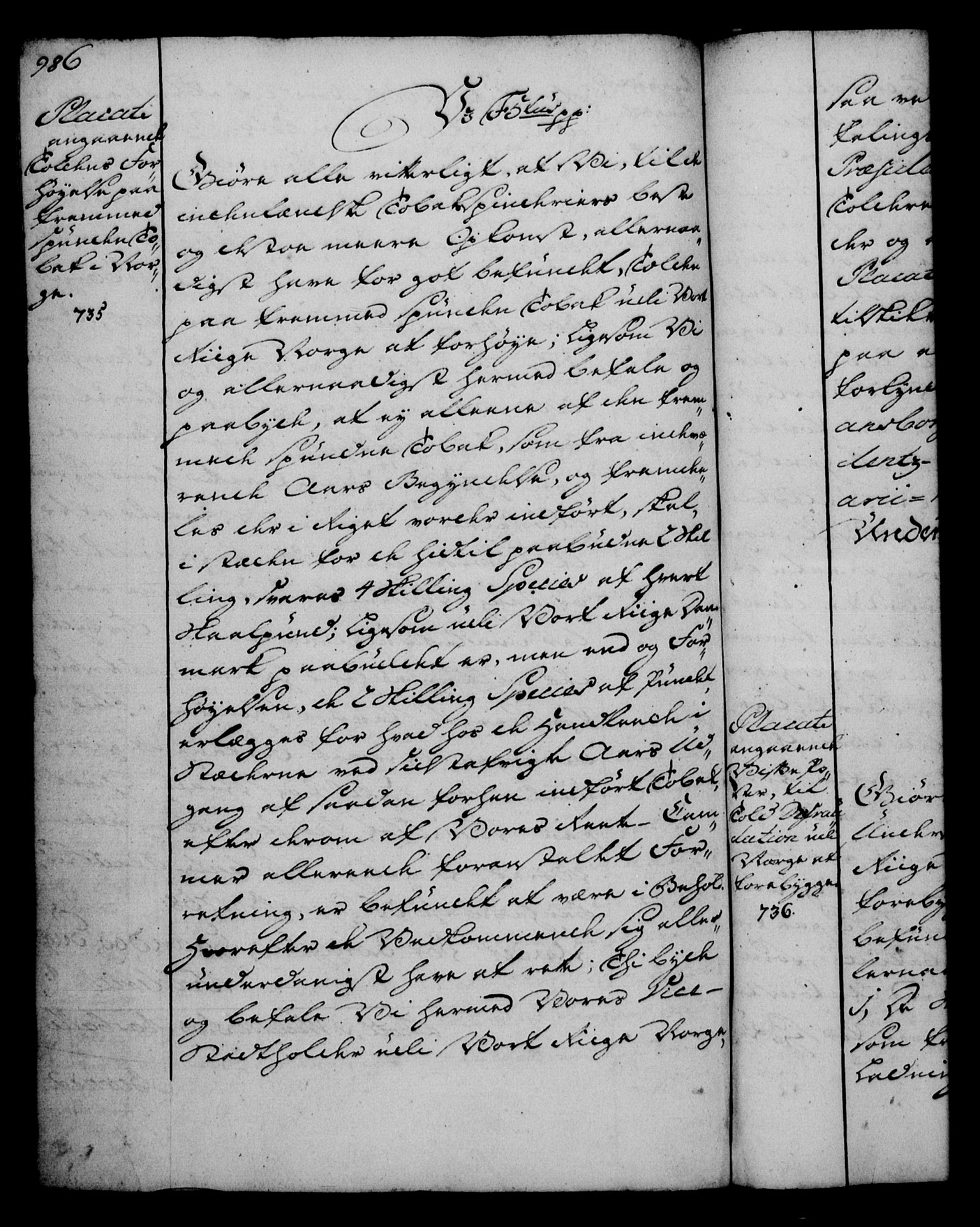 Rentekammeret, Kammerkanselliet, RA/EA-3111/G/Gg/Gga/L0006: Norsk ekspedisjonsprotokoll med register (merket RK 53.6), 1749-1759, p. 986