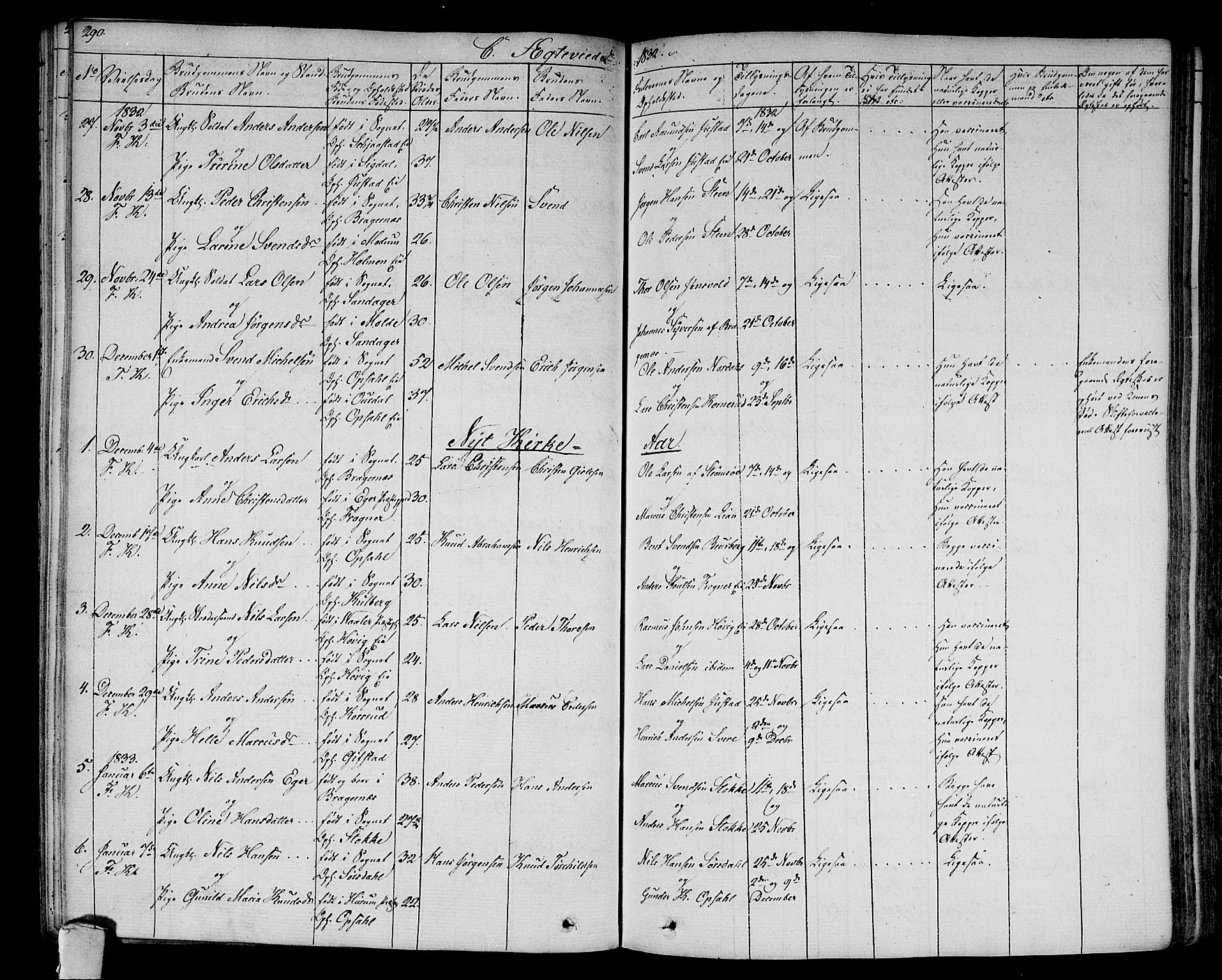 Lier kirkebøker, SAKO/A-230/F/Fa/L0010: Parish register (official) no. I 10, 1827-1843, p. 290
