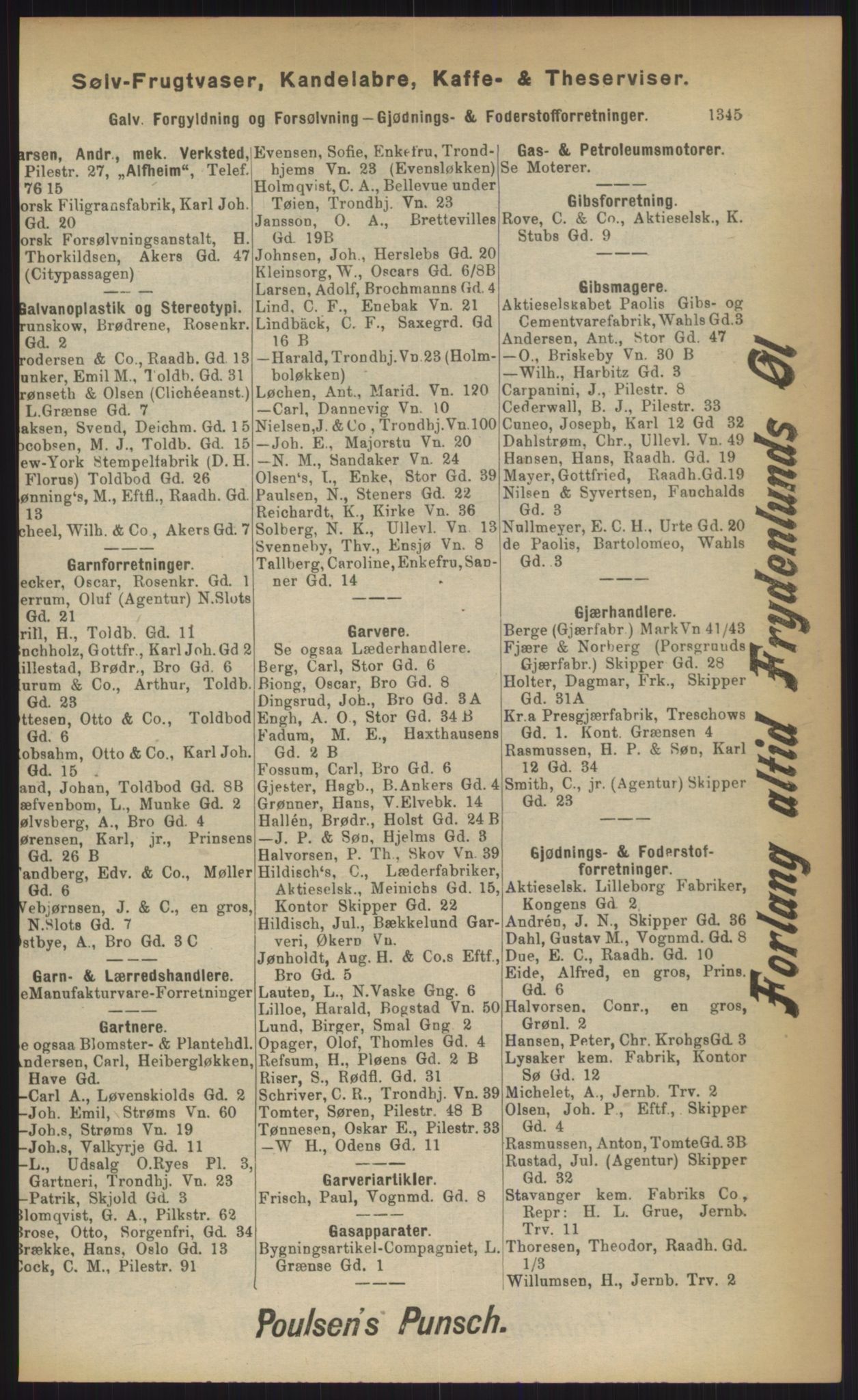 Kristiania/Oslo adressebok, PUBL/-, 1903, p. 1345