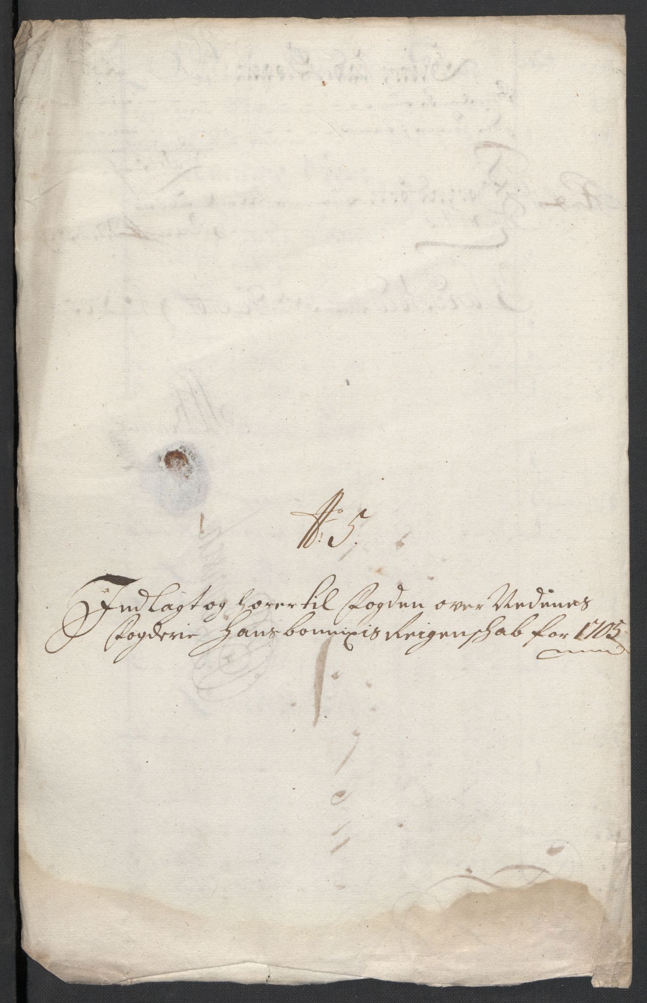 Rentekammeret inntil 1814, Reviderte regnskaper, Fogderegnskap, AV/RA-EA-4092/R39/L2317: Fogderegnskap Nedenes, 1704-1705, p. 437