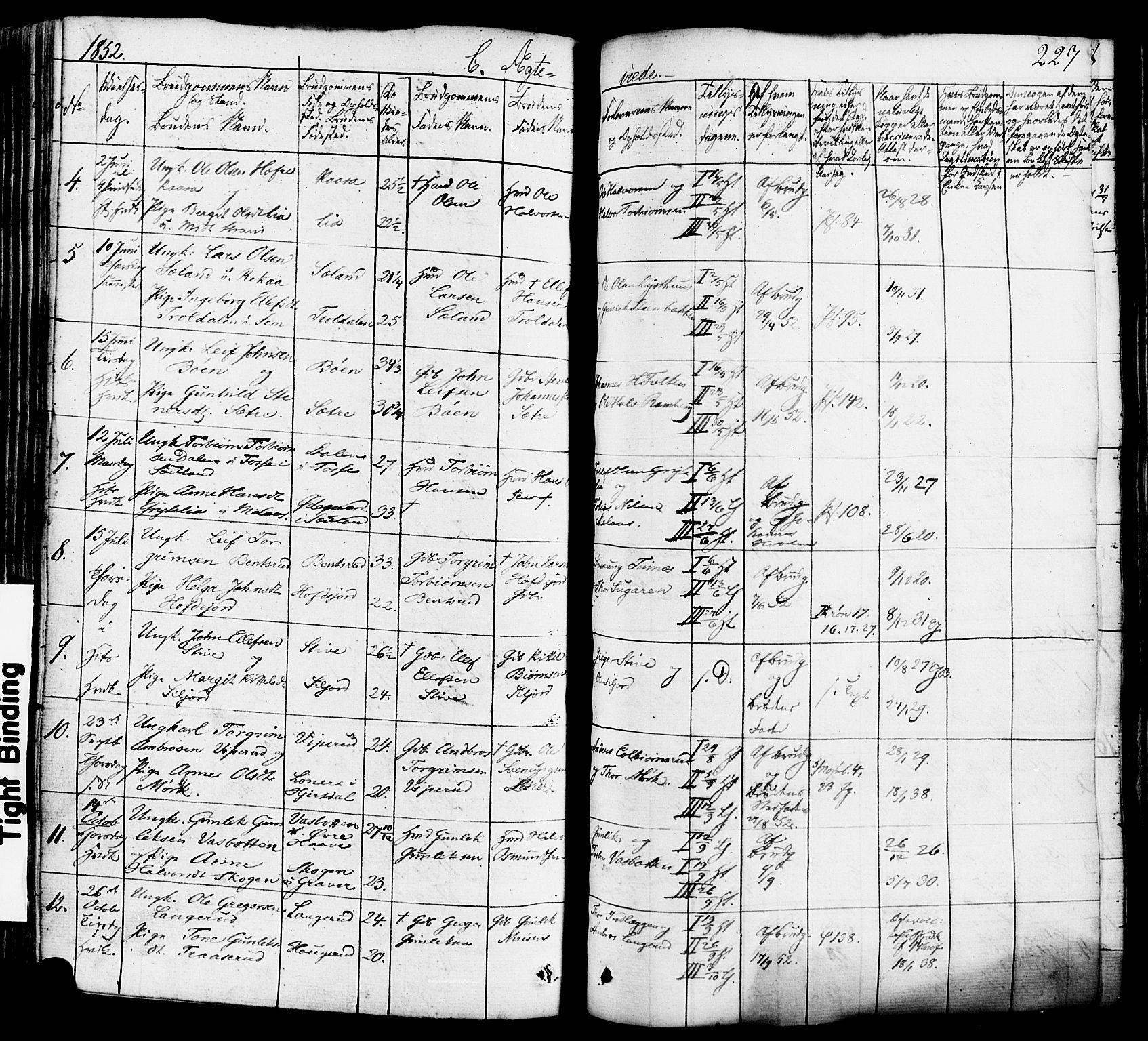 Heddal kirkebøker, AV/SAKO-A-268/F/Fa/L0006: Parish register (official) no. I 6, 1837-1854, p. 227