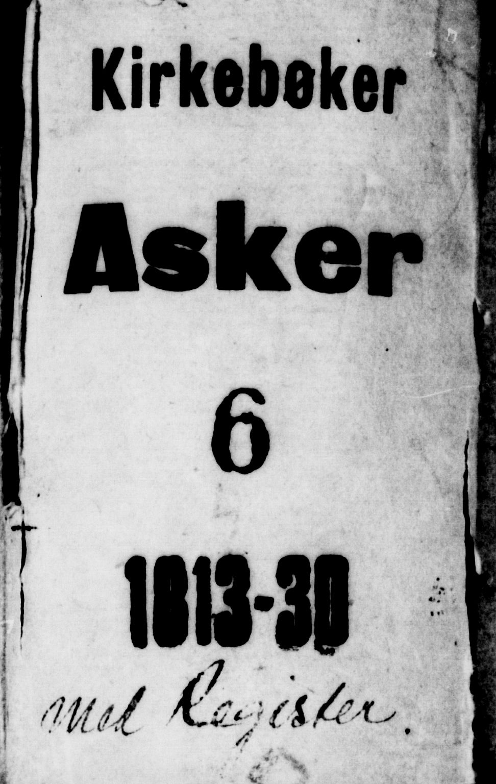 Asker prestekontor Kirkebøker, AV/SAO-A-10256a/G/Ga/L0001: Parish register (copy) no. I 1, 1814-1830