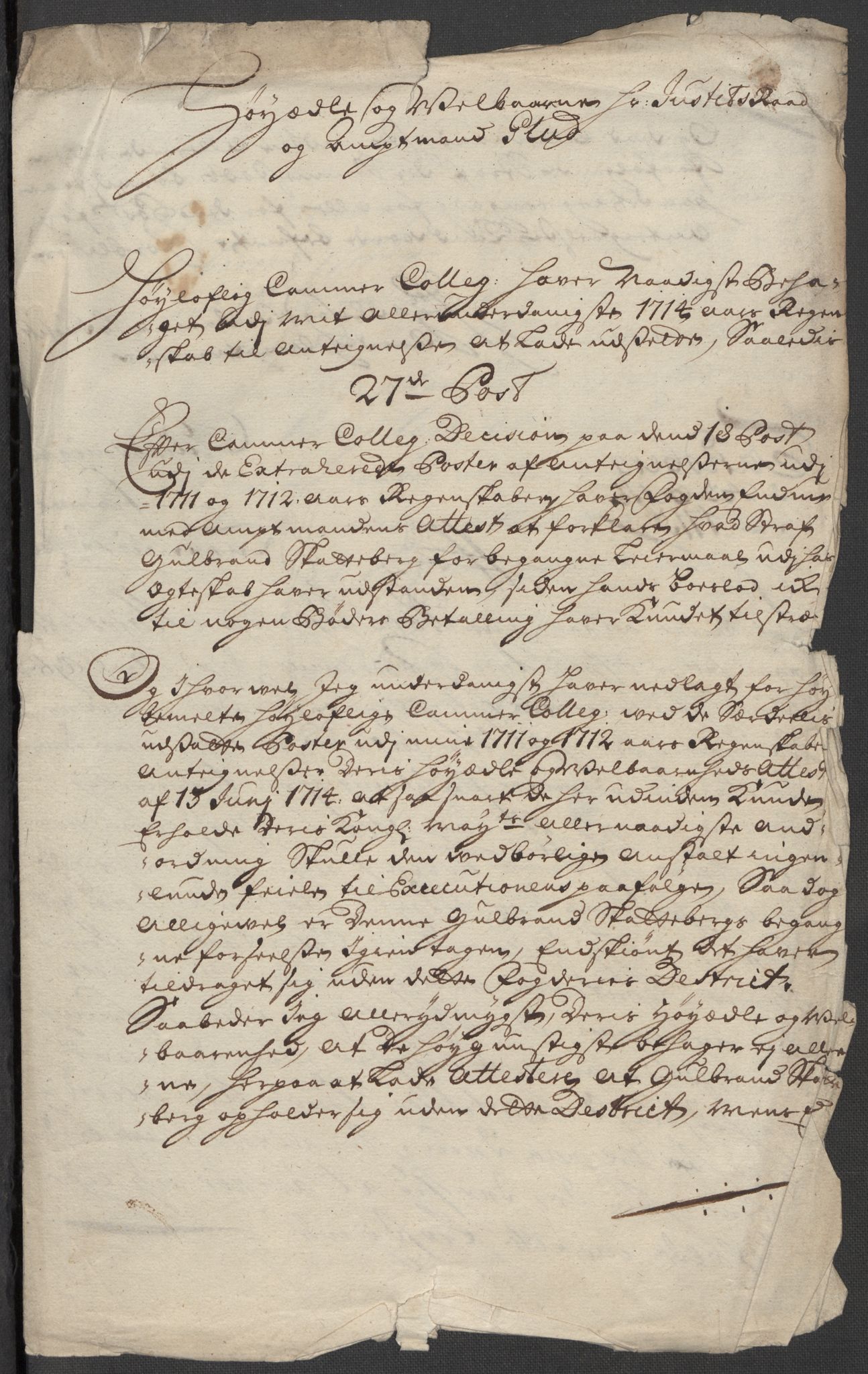 Rentekammeret inntil 1814, Reviderte regnskaper, Fogderegnskap, AV/RA-EA-4092/R23/L1472: Fogderegnskap Ringerike og Hallingdal, 1713-1714, p. 281