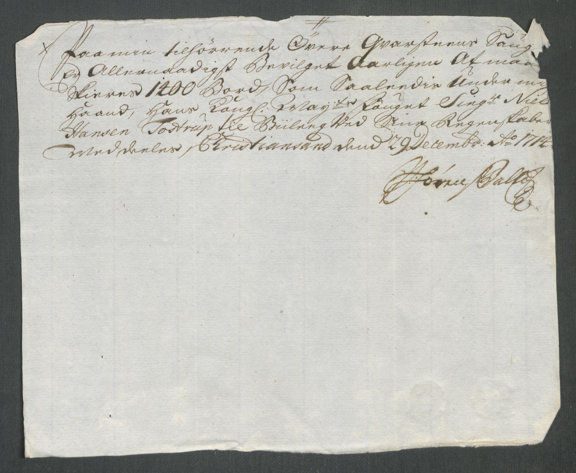 Rentekammeret inntil 1814, Reviderte regnskaper, Fogderegnskap, AV/RA-EA-4092/R43/L2558: Fogderegnskap Lista og Mandal, 1714, p. 49