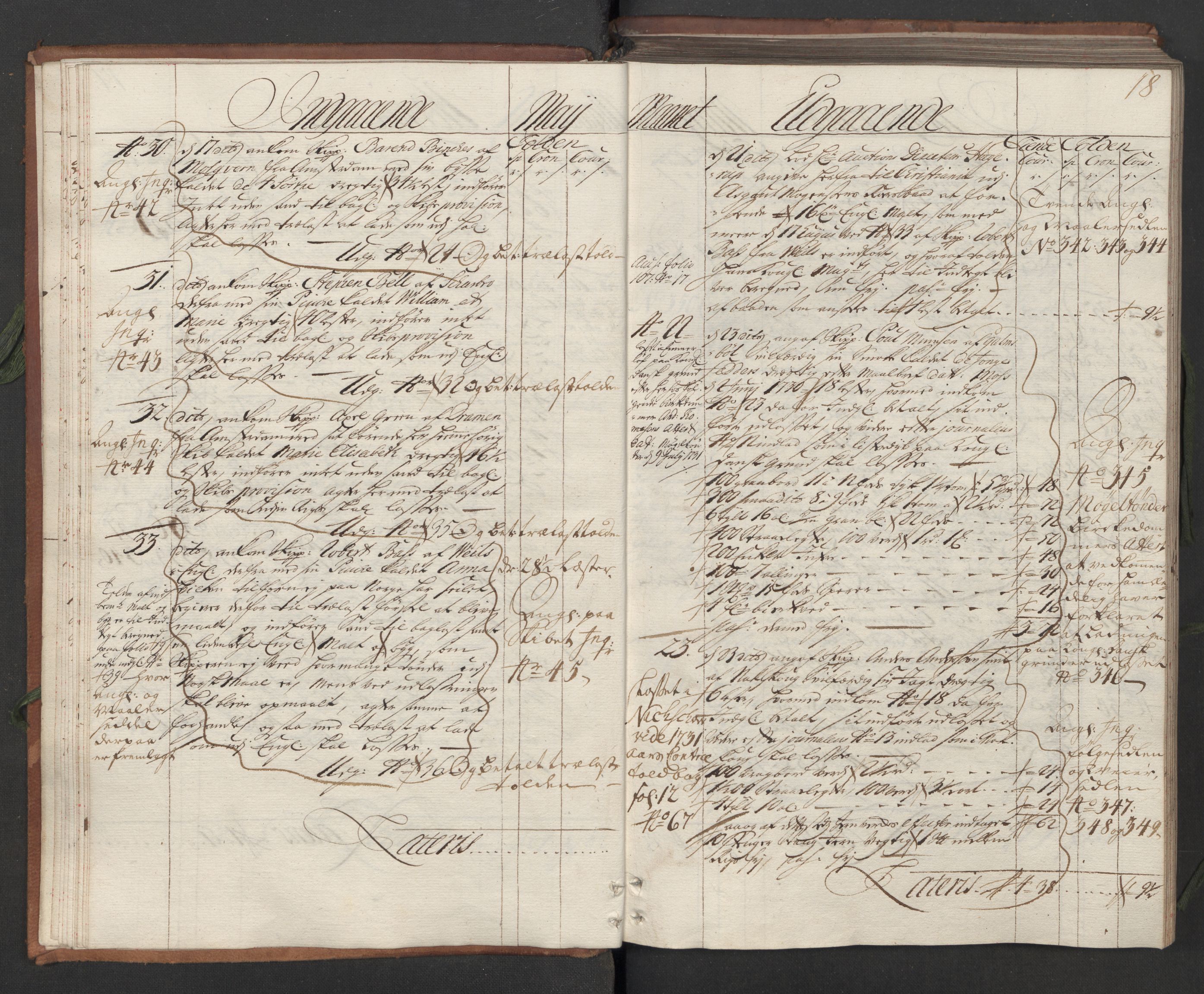Generaltollkammeret, tollregnskaper, AV/RA-EA-5490/R05/L0012/0001: Tollregnskaper Moss, Son, Krokstad / Hovedtollbok, 1731, p. 17b-18a