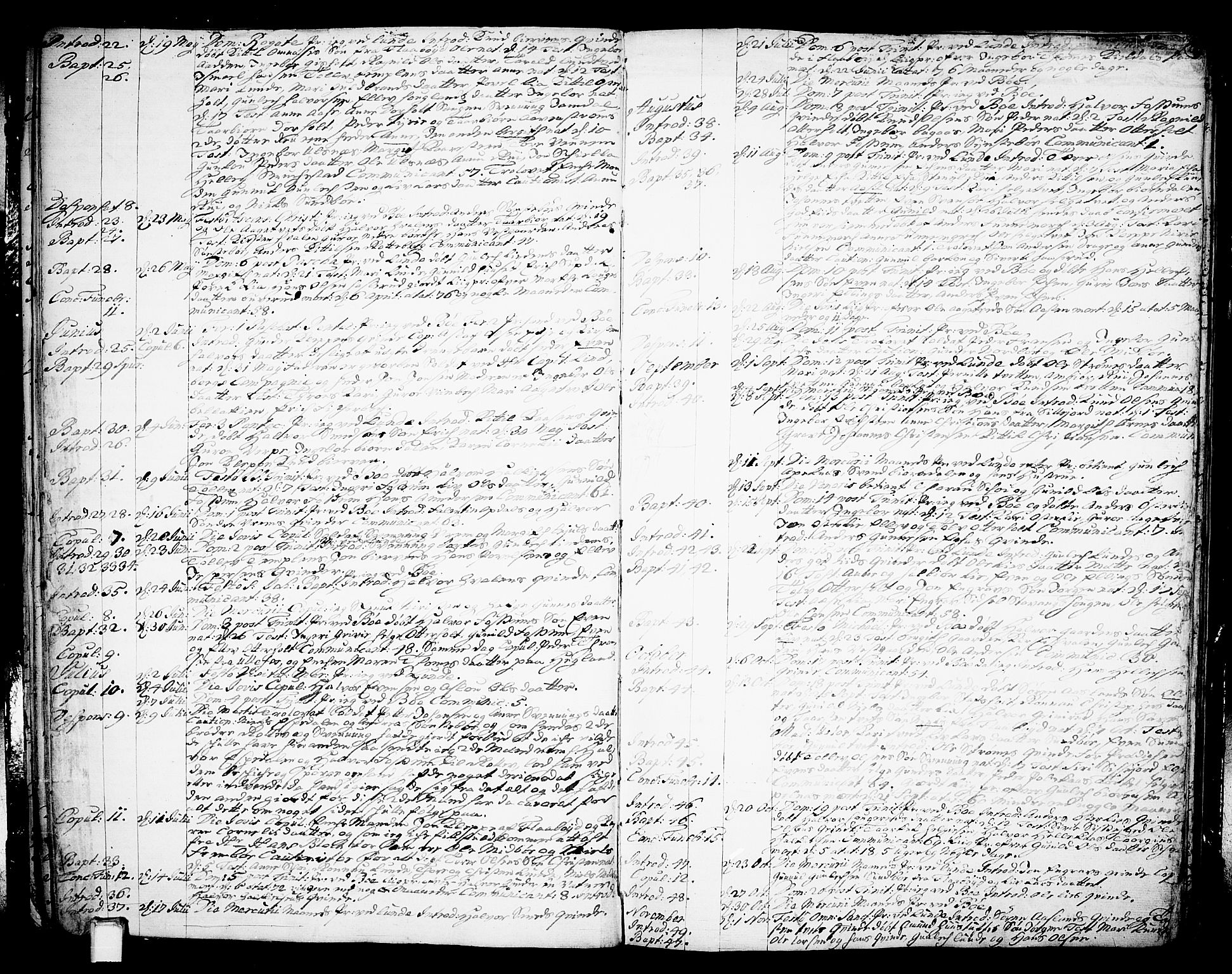Bø kirkebøker, SAKO/A-257/F/Fa/L0003: Parish register (official) no. 3, 1733-1748, p. 27
