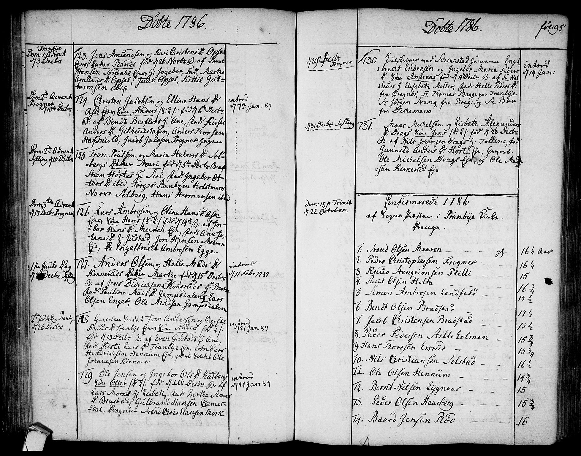 Lier kirkebøker, SAKO/A-230/F/Fa/L0006: Parish register (official) no. I 6, 1777-1794, p. 95