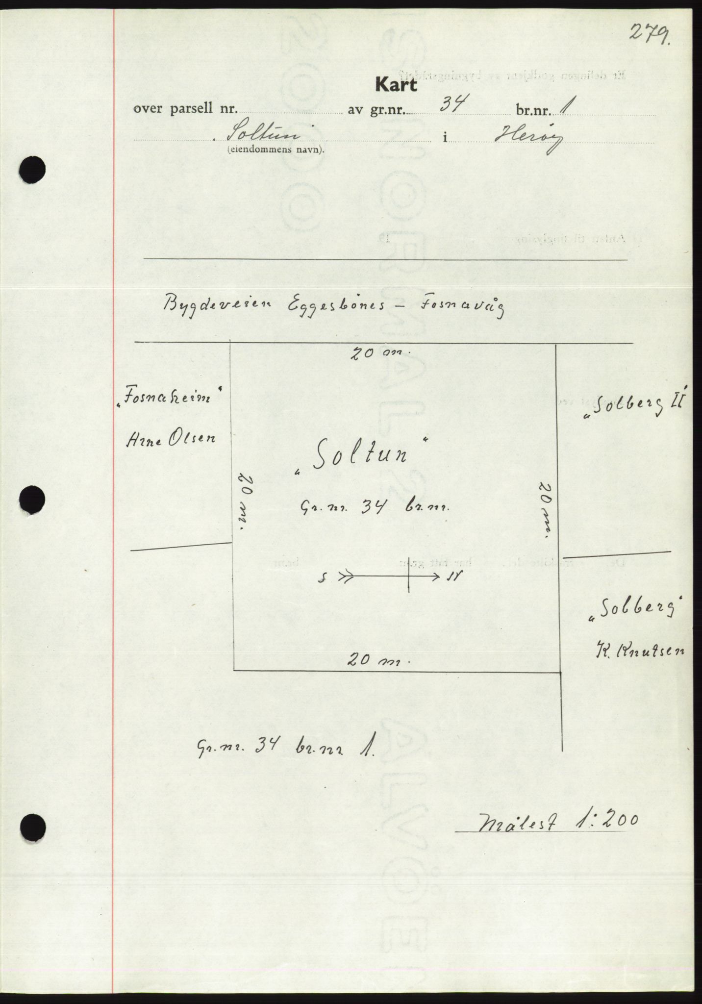 Søre Sunnmøre sorenskriveri, AV/SAT-A-4122/1/2/2C/L0063: Mortgage book no. 57, 1937-1937, Diary no: : 898/1937