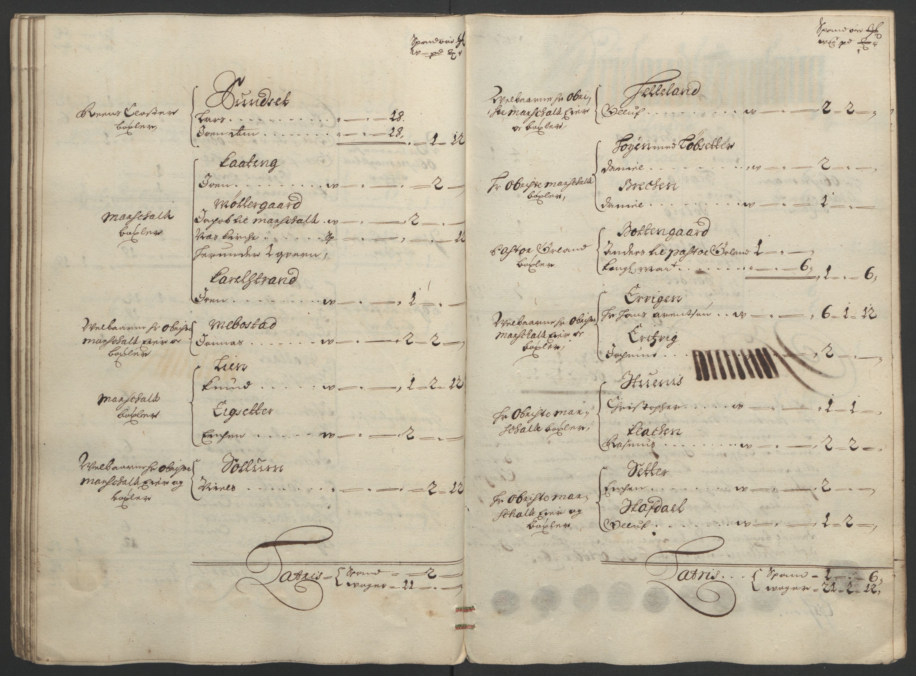 Rentekammeret inntil 1814, Reviderte regnskaper, Fogderegnskap, AV/RA-EA-4092/R57/L3851: Fogderegnskap Fosen, 1695-1696, p. 64