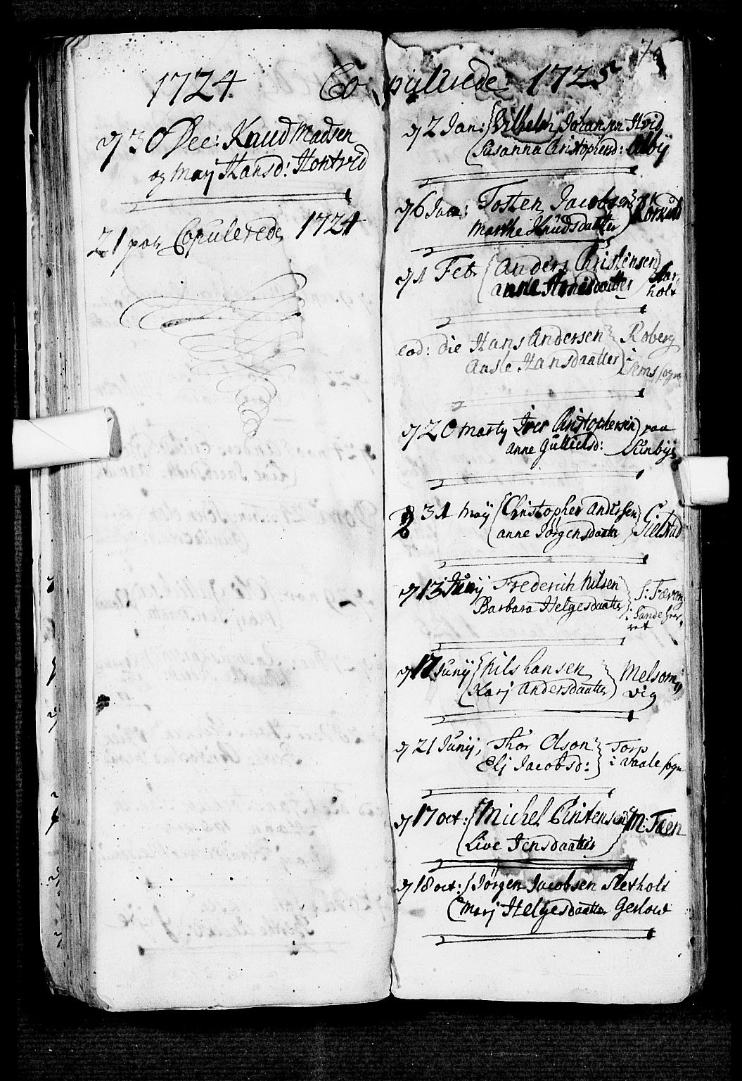 Stokke kirkebøker, AV/SAKO-A-320/F/Fa/L0001: Parish register (official) no. I 1, 1717-1733, p. 70