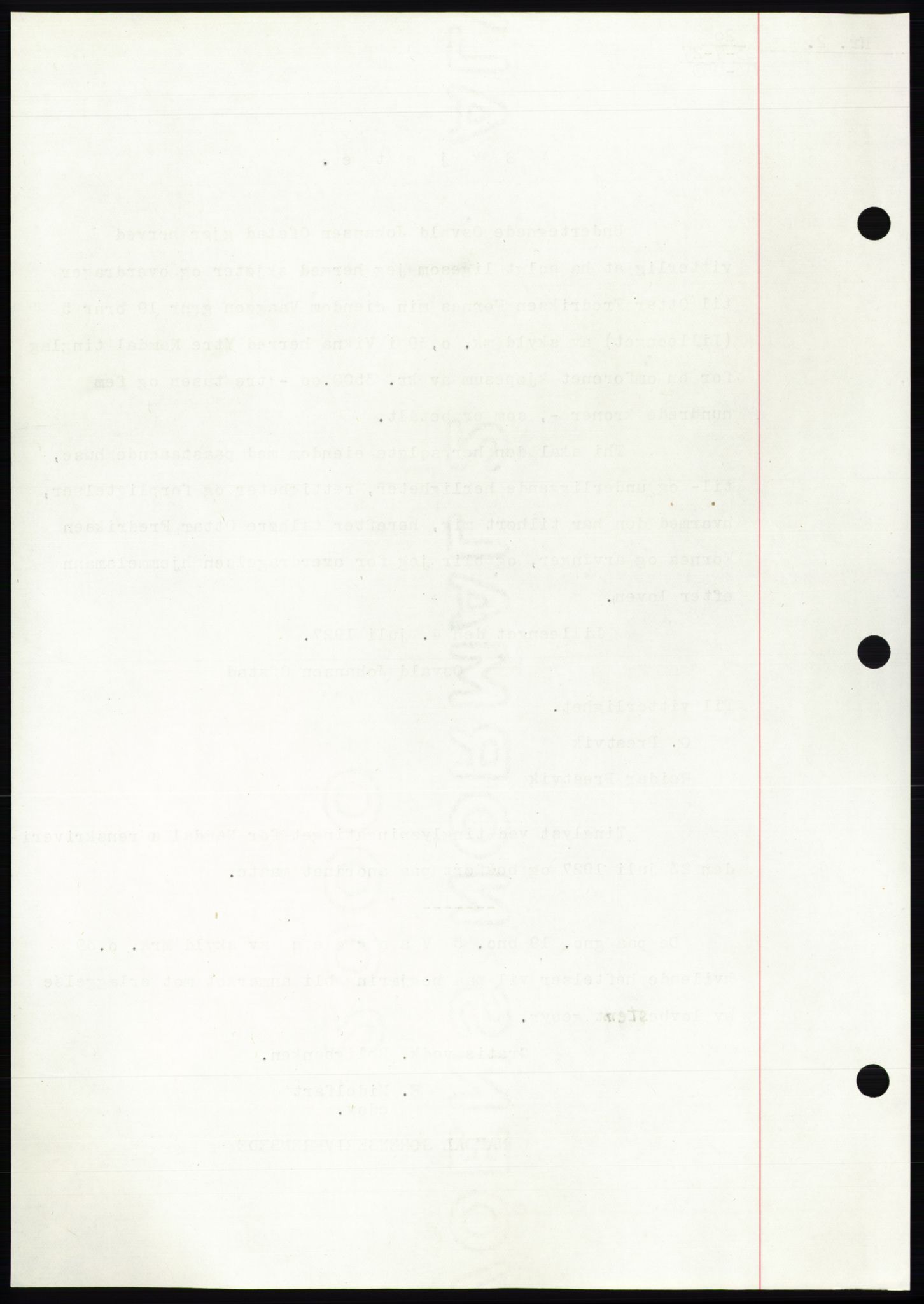 Namdal sorenskriveri, SAT/A-4133/1/2/2C: Mortgage book no. -, 1926-1930, Deed date: 23.07.1927