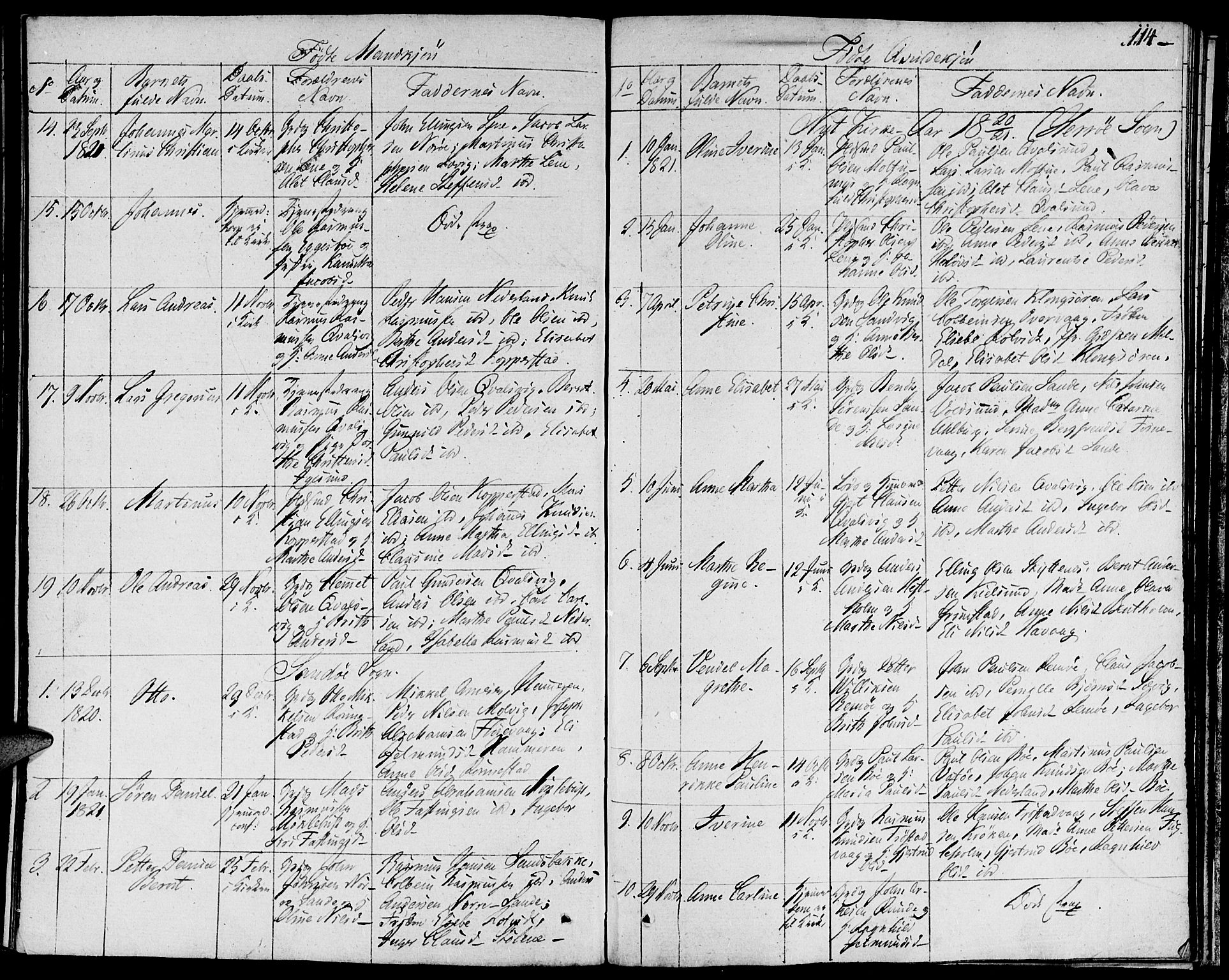 Ministerialprotokoller, klokkerbøker og fødselsregistre - Møre og Romsdal, AV/SAT-A-1454/507/L0068: Parish register (official) no. 507A03, 1789-1825, p. 114