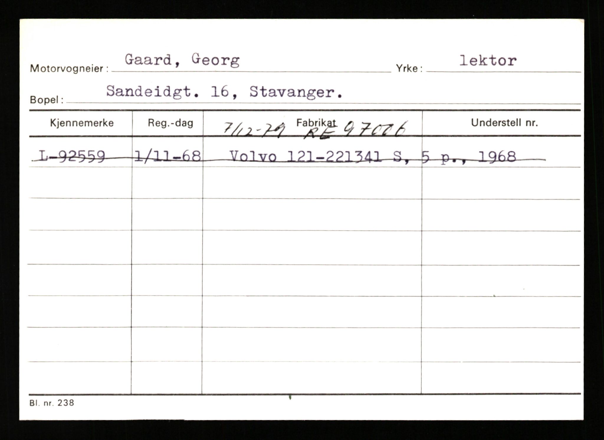 Stavanger trafikkstasjon, AV/SAST-A-101942/0/H/L0012: Gursli - Hansen, 1930-1971, p. 213