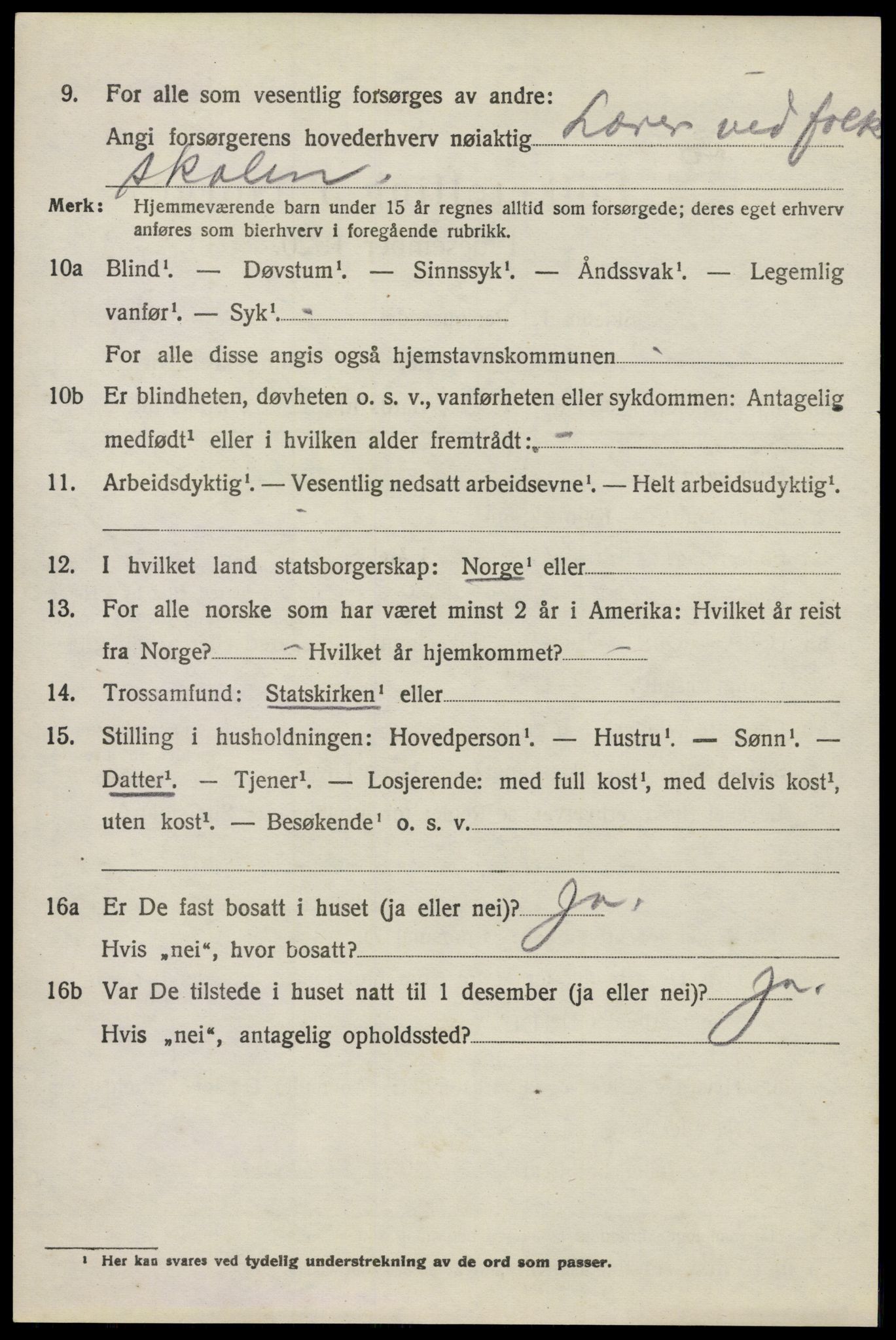 SAO, 1920 census for Høland, 1920, p. 5050