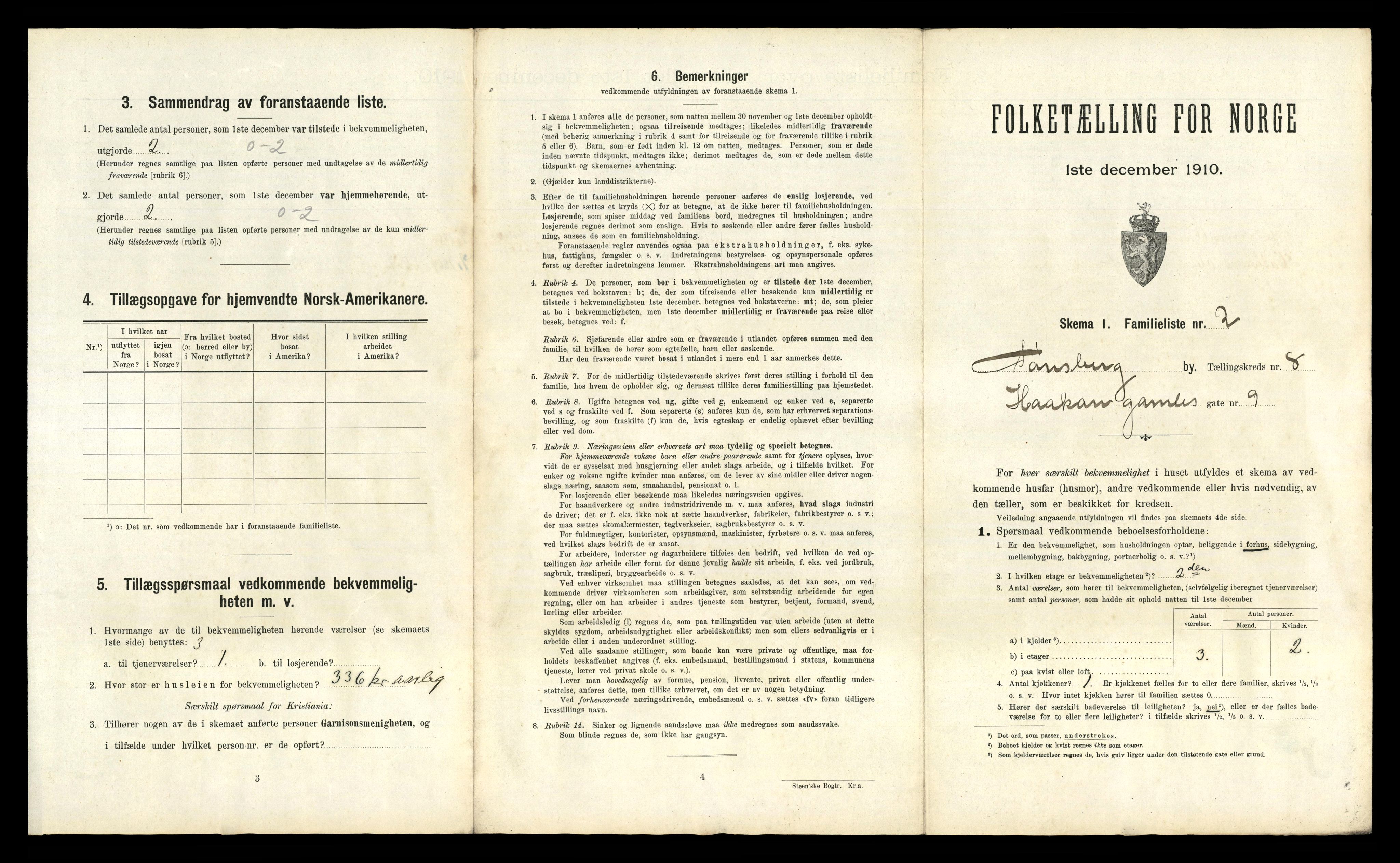 RA, 1910 census for Tønsberg, 1910, p. 3441