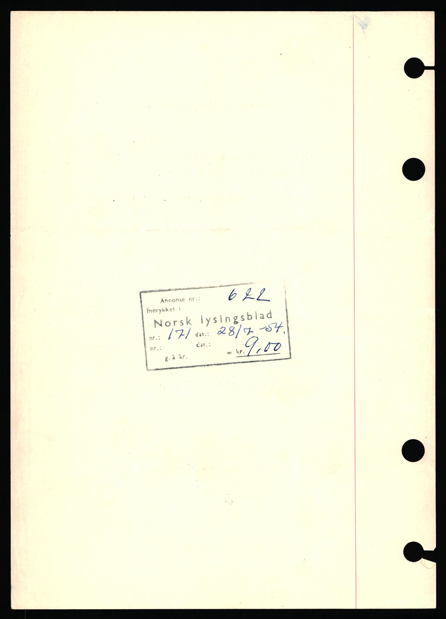 Stavanger byfogd, AV/SAST-A-101408/002/J/Jd/Jde/L0001: Registreringsmeldinger og bilag. Enkeltmannsforetak, 1-350, 1891-1967, p. 140