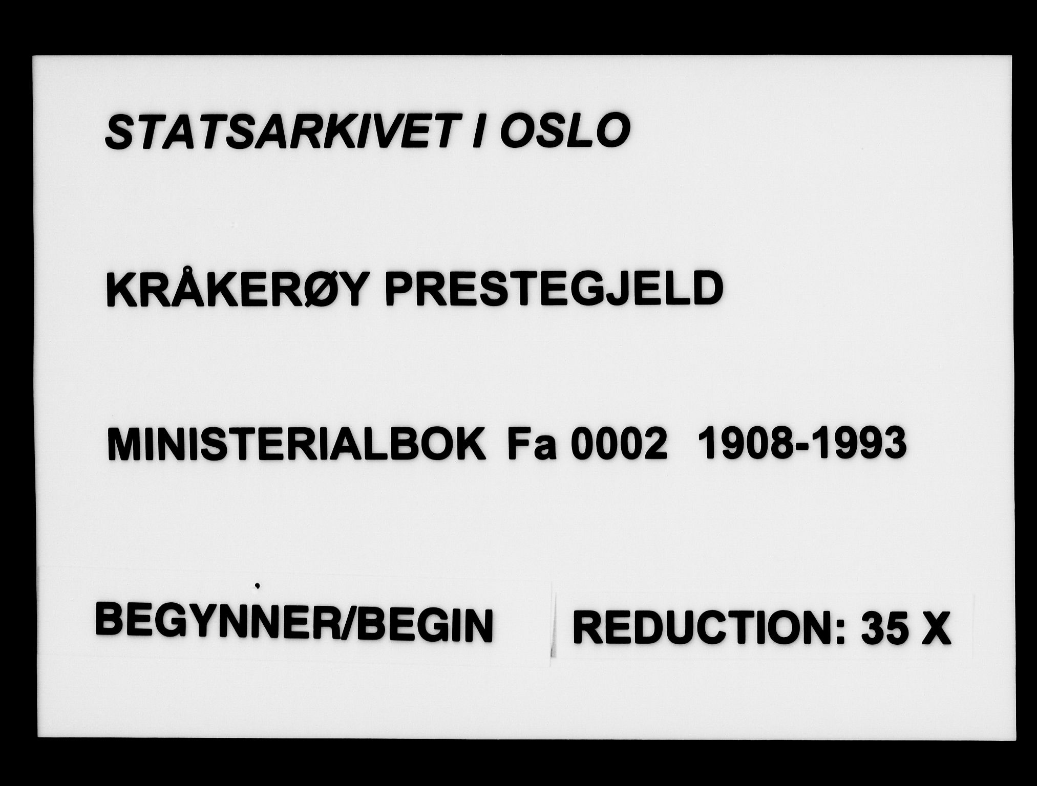 Kråkerøy prestekontor Kirkebøker, SAO/A-10912/F/Fa/L0002: Parish register (official) no. 2, 1908-1993