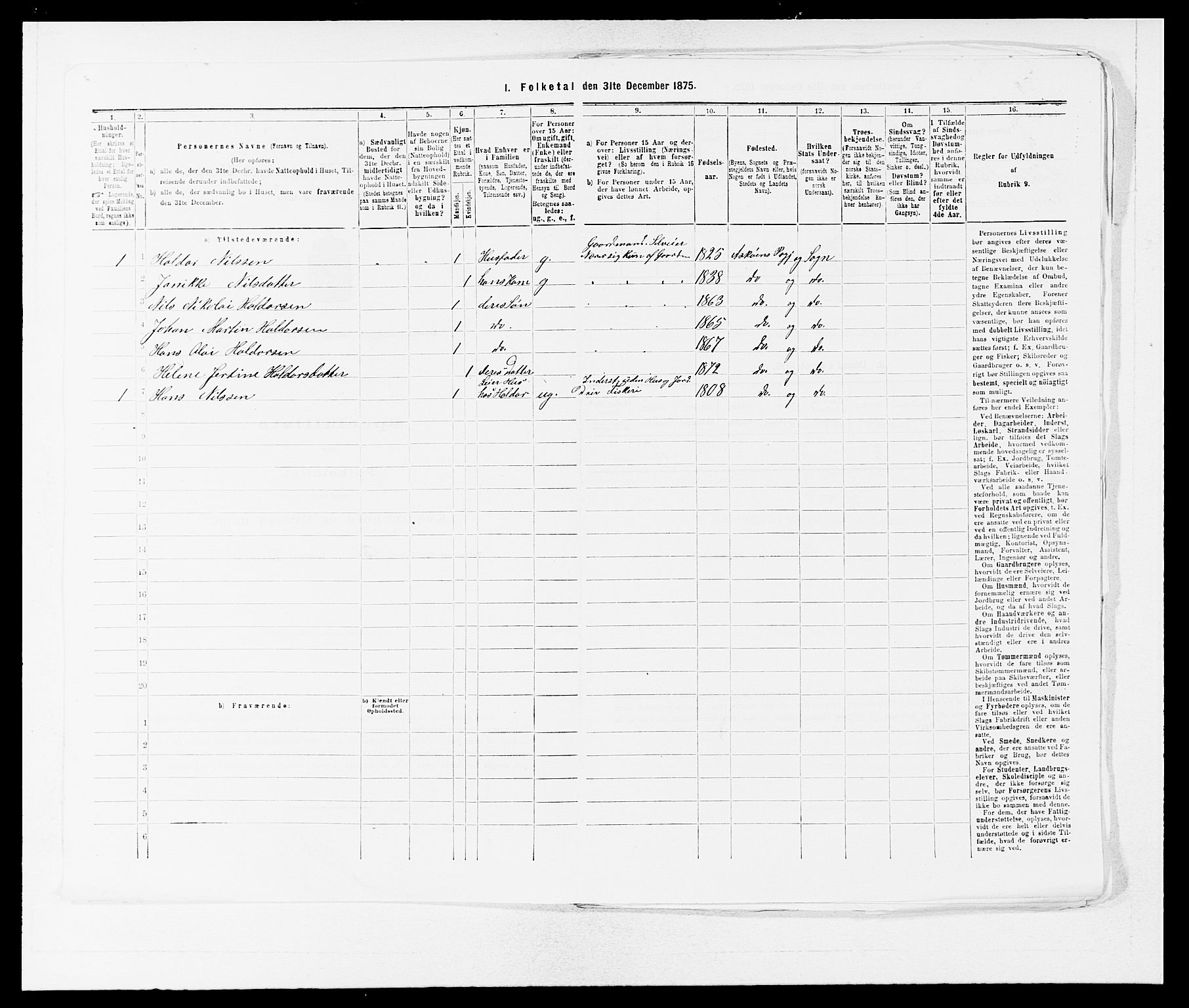 SAB, 1875 census for 1247P Askøy, 1875, p. 470