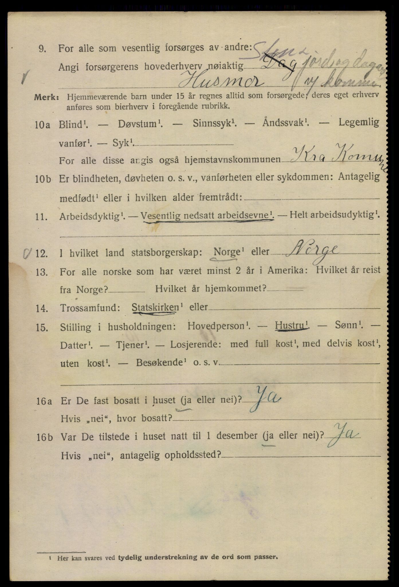 SAO, 1920 census for Kristiania, 1920, p. 536714